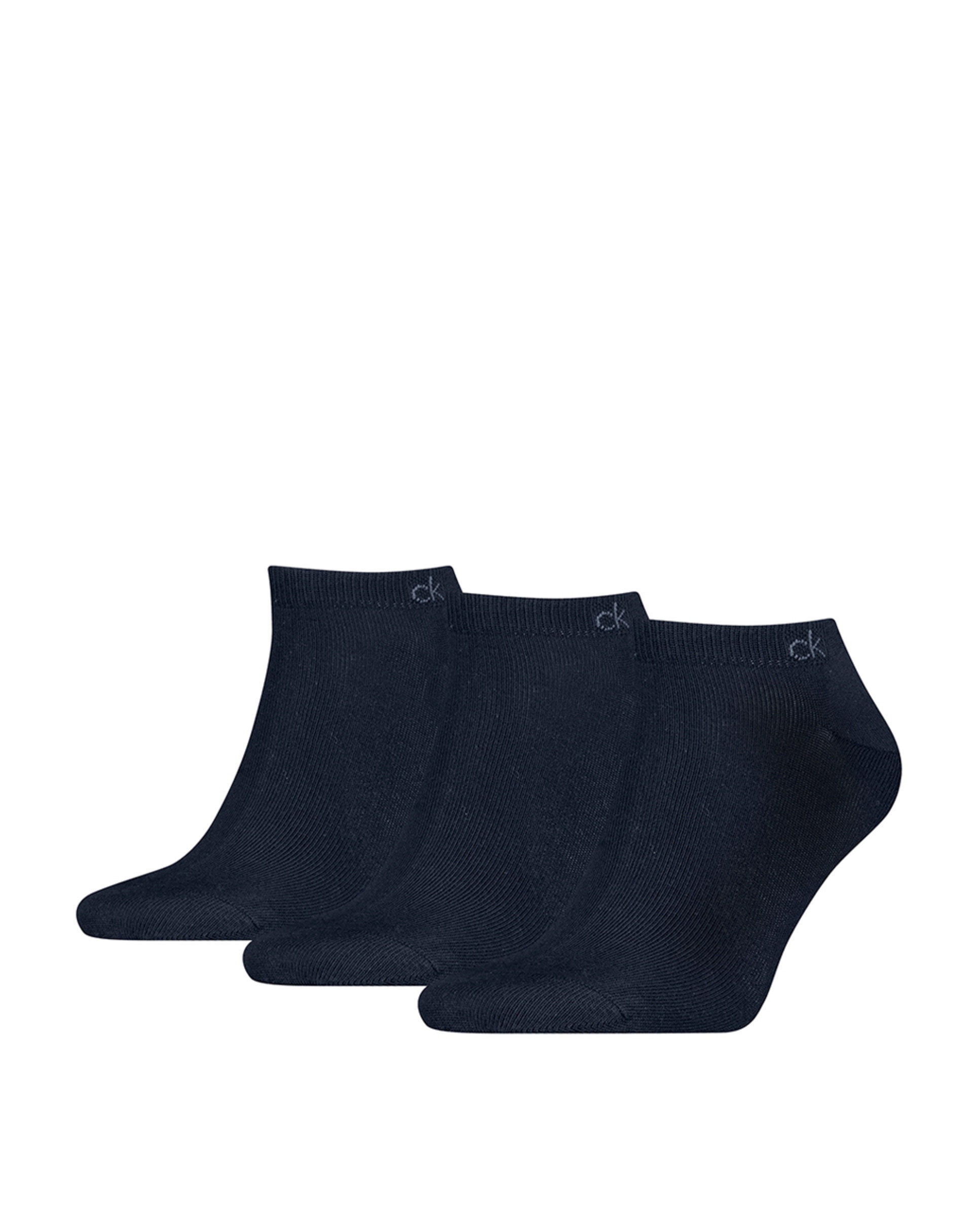 Calcetines tobilleros de hombre de Calvin Klein (pack de 3) - Azul marino Azul marino-2