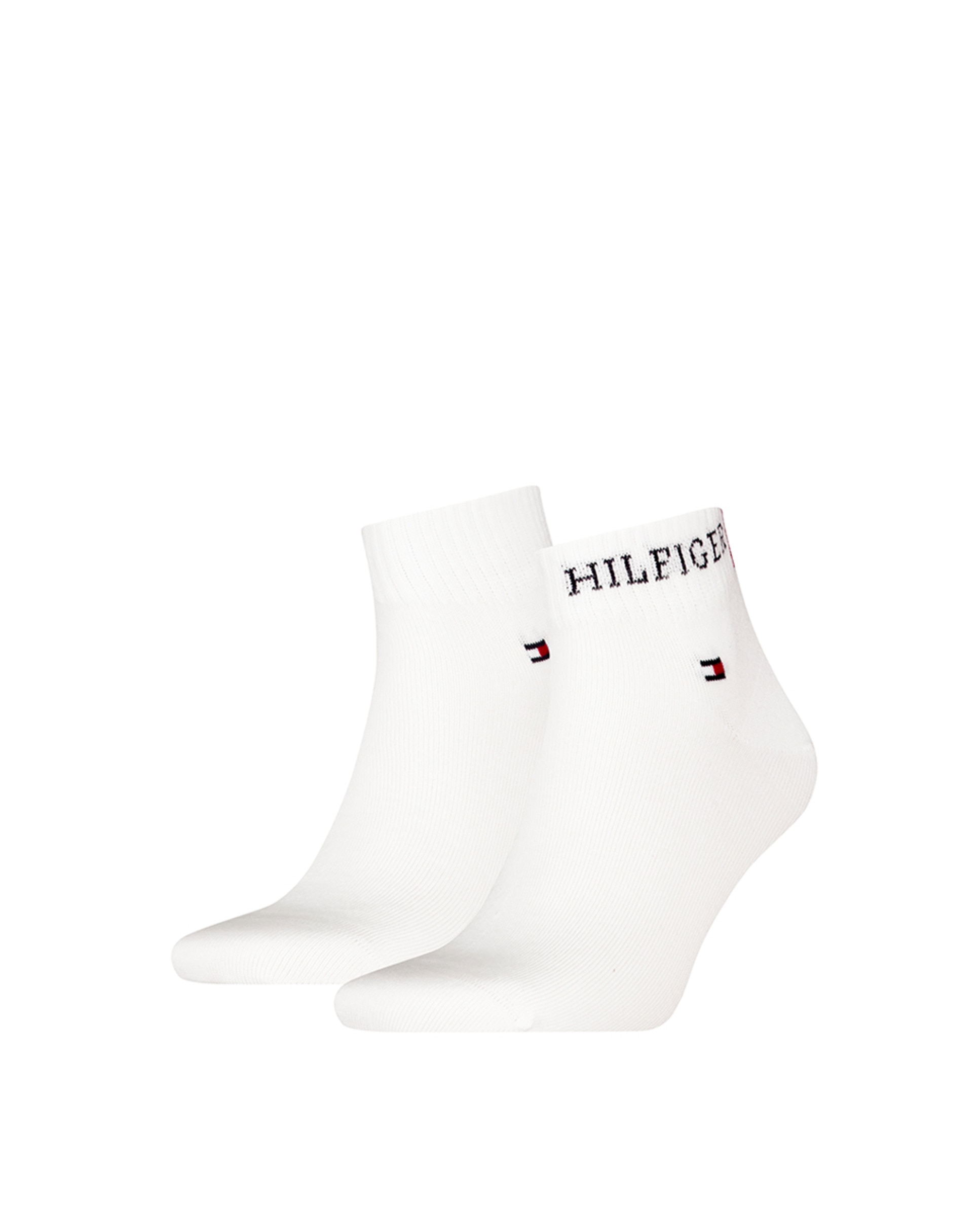 Pack de 2 calcetines tobilleros de hombre - Tommy Hilfiger - Blanco Blanco-2