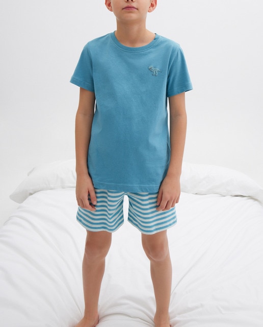 Imagen 0 de Pijama de niño con pantalón a rayas