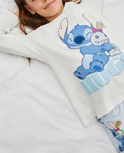 Imagen 0 de Pijama largo de niña Stitch