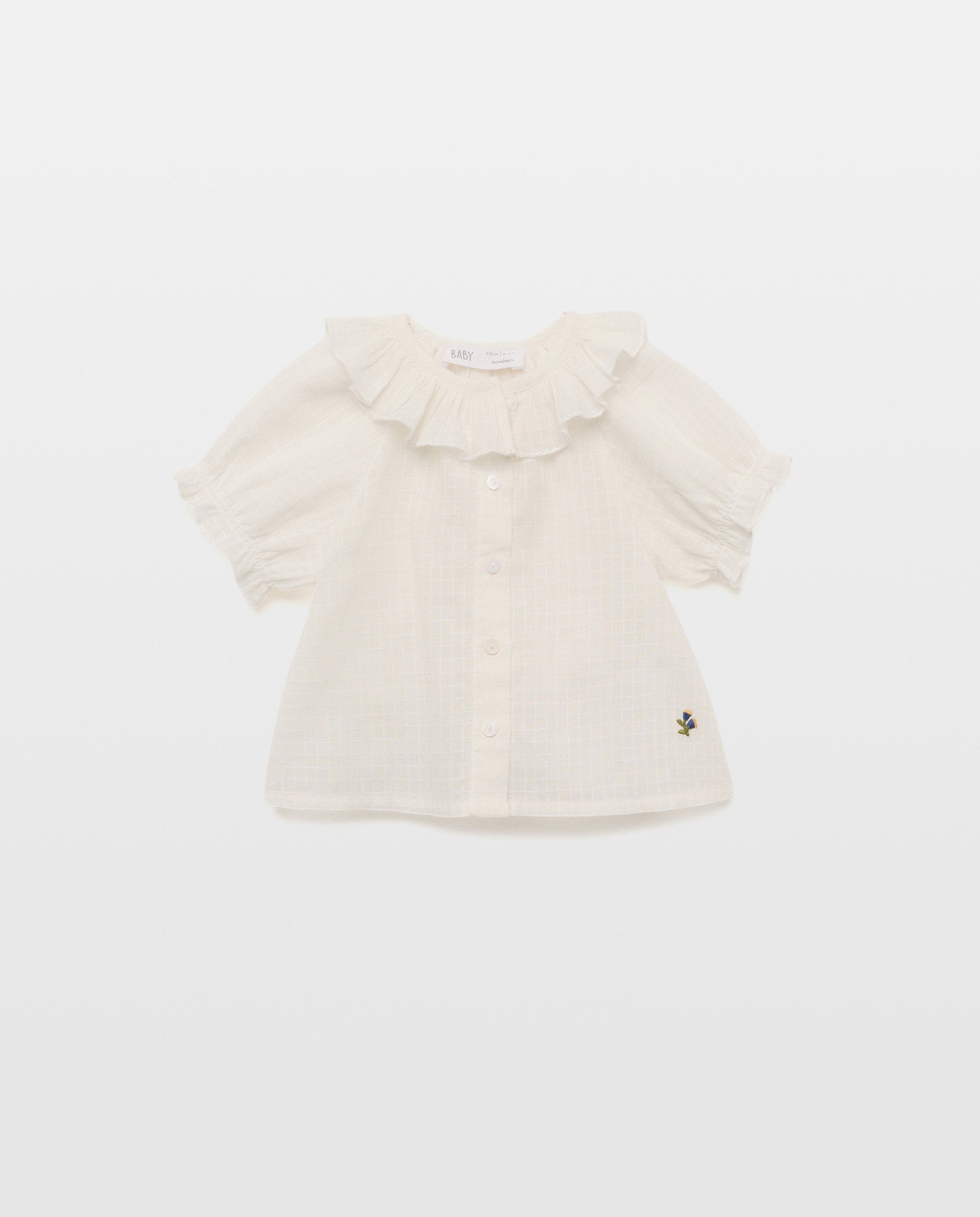 Imagem 0 de Blusa Lisa de Bebé com Manga Curta