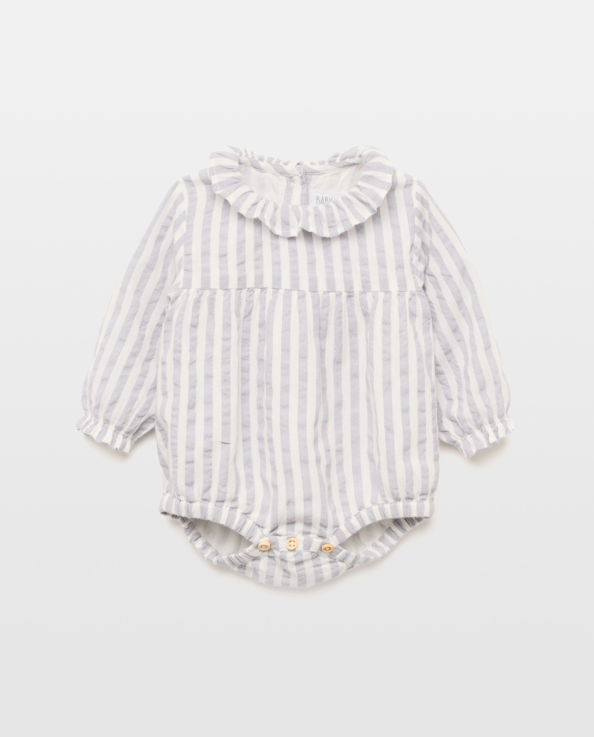 Babygrow de bebé às riscas Baby El Corte Inglés Azul-1