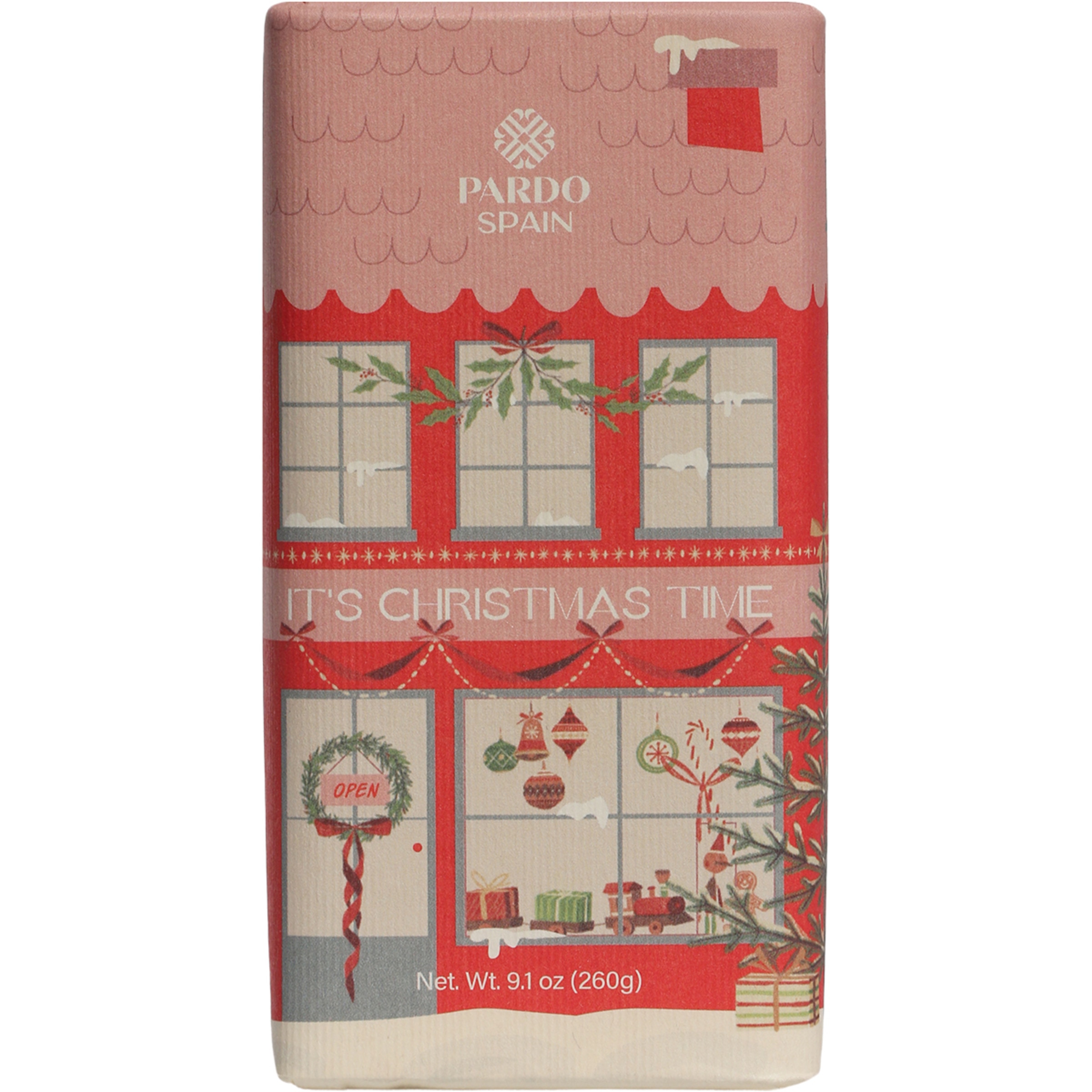 jabón de tocador con aroma a vainilla Tienda de Navidad pastilla 260 g
