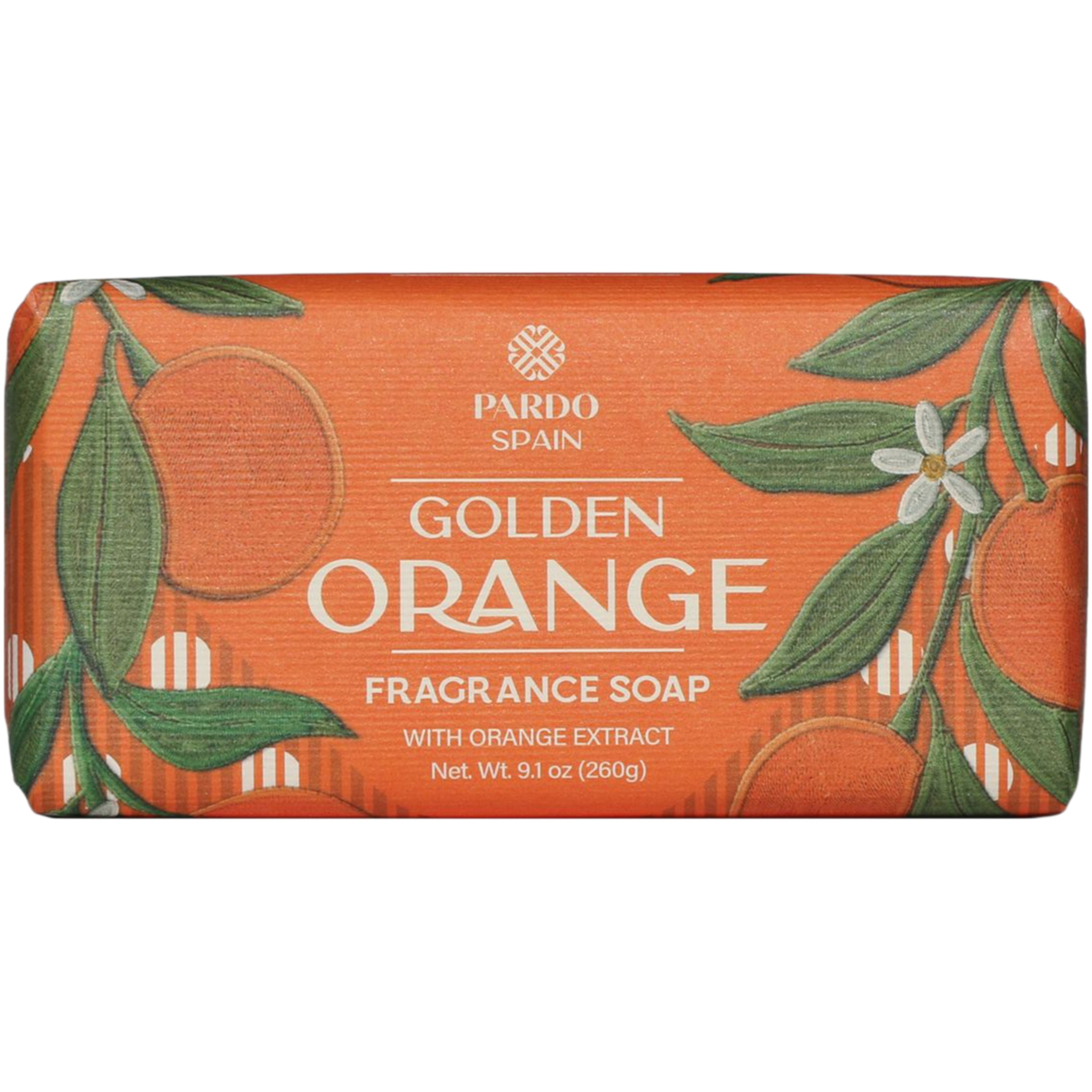 jabón de tocador con extracto de naranja pastilla 260 g