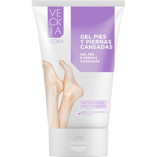 gel de pies y piernas cansadas refrescante revitalizante tubo 125 ml - Veckia
