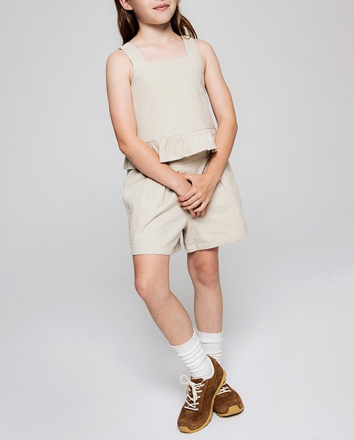 Imagen 0 de Bermuda de niña de lino