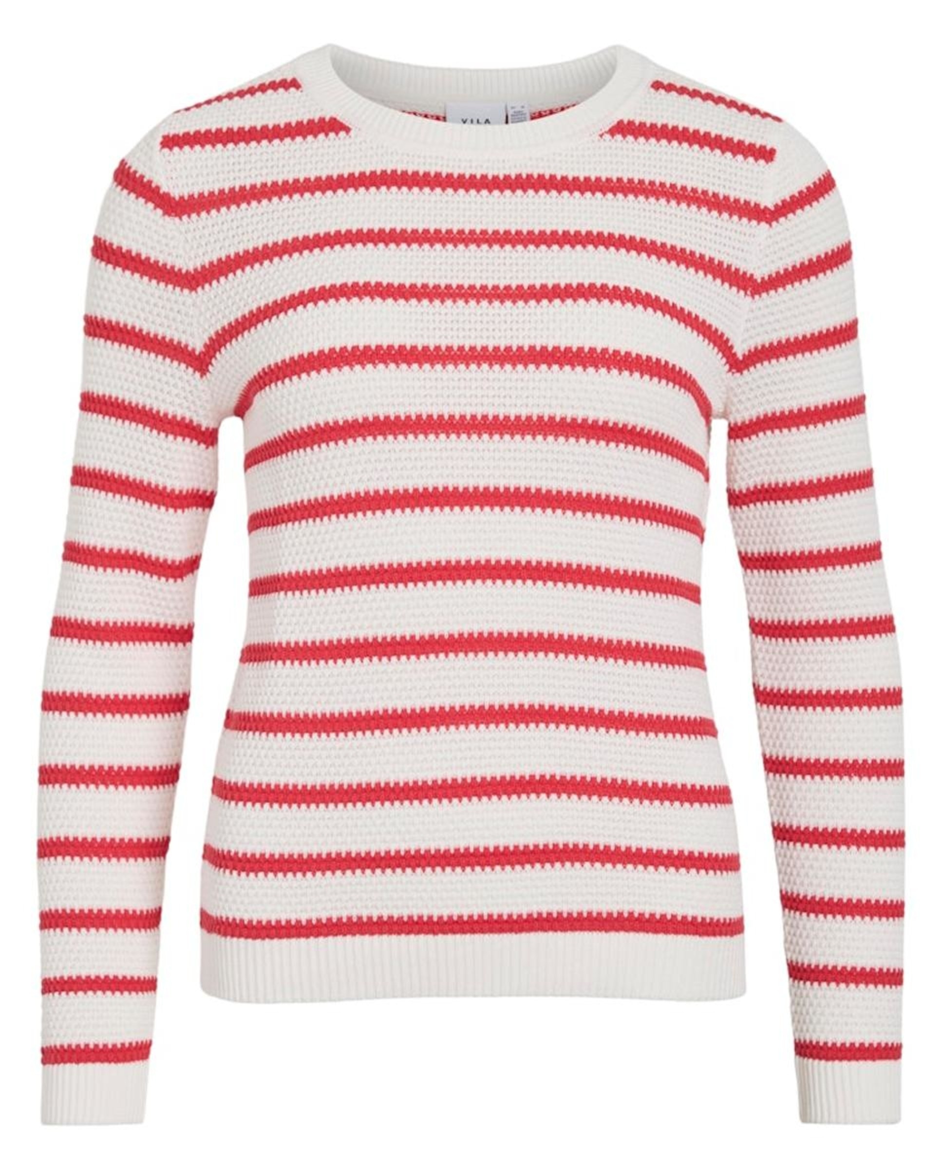 Camisola de malha com decote redondo Coral-6