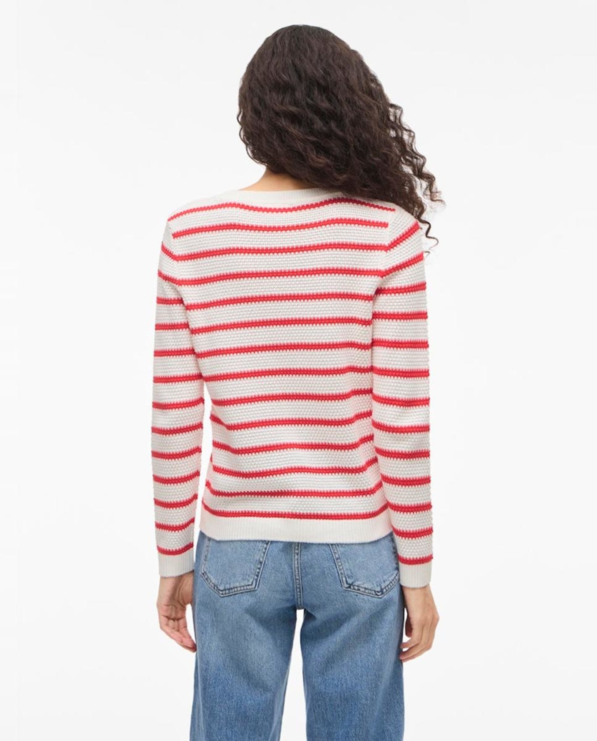 Camisola de malha com decote redondo Coral-5