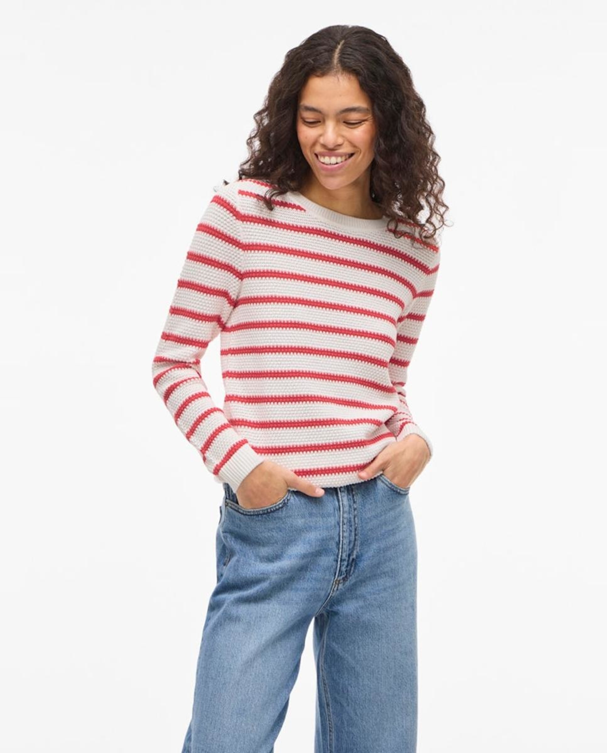 Imagem 0 de Camisola de malha com decote redondo