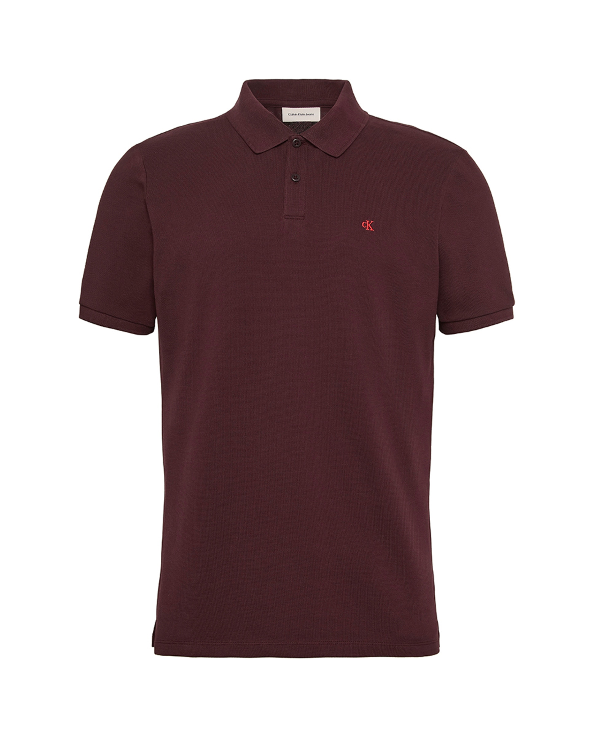 Polo Piqué com Monograma Castanho-escuro-5