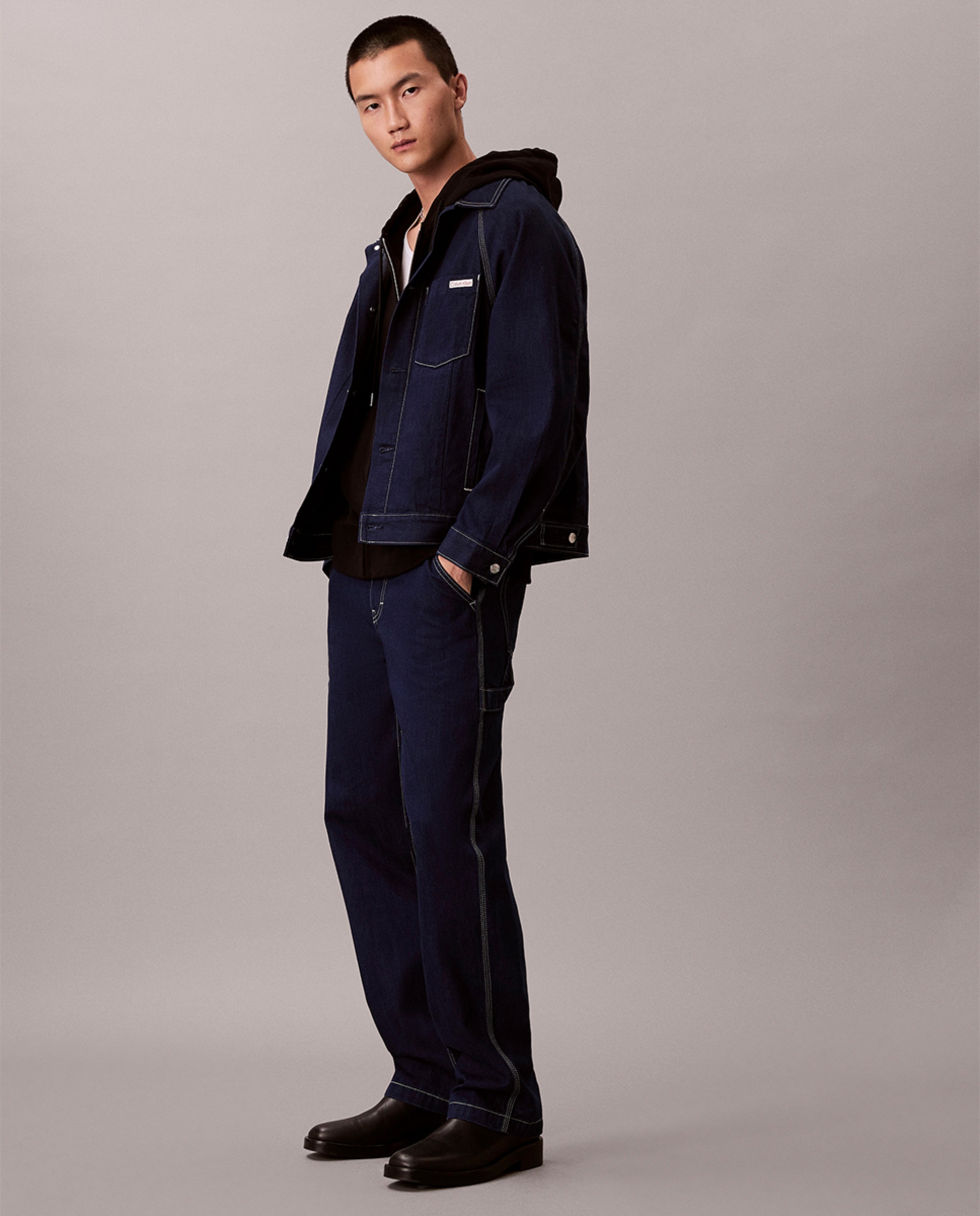 Casaco de Trabalho Azul-4