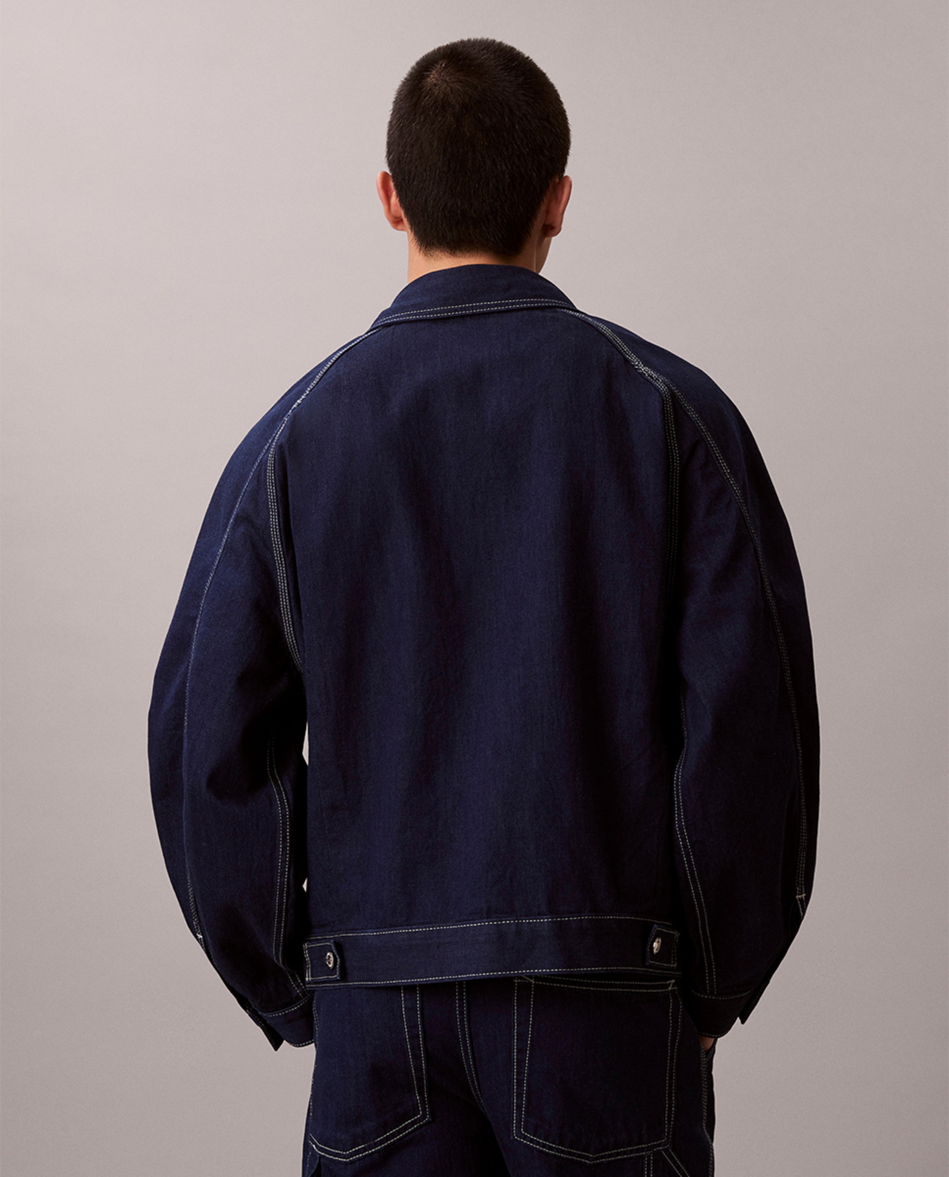 Casaco de Trabalho Azul-2