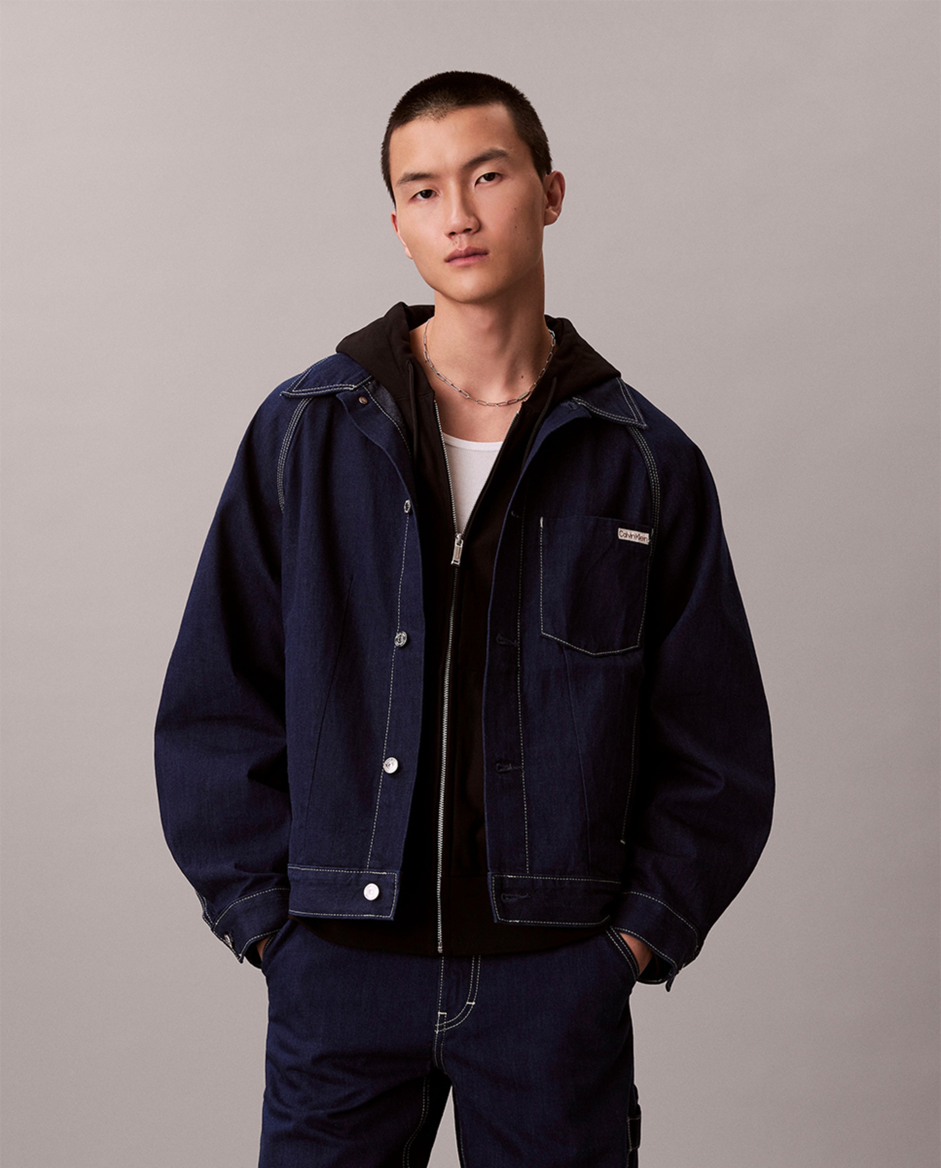 Casaco de Trabalho Azul-1