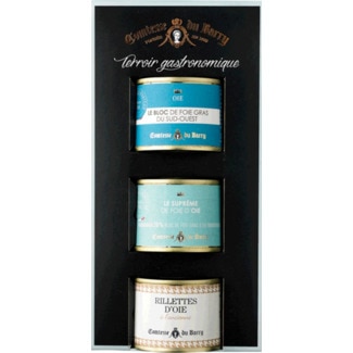 Bloco de Foie Gras de Ganso 3 Variedades unidade 210 g - Comtesse Du Barry