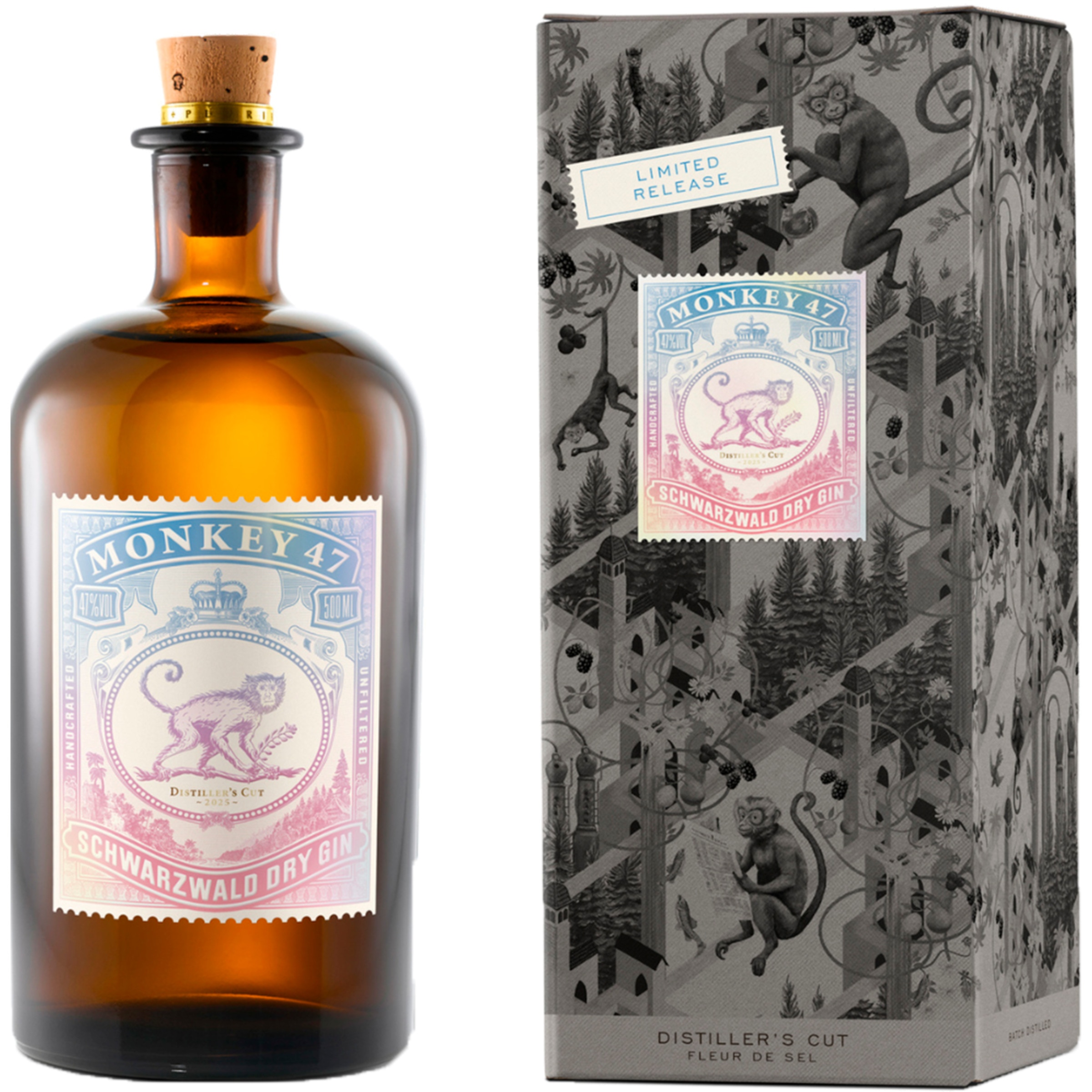 Gin garrafa 50 cl