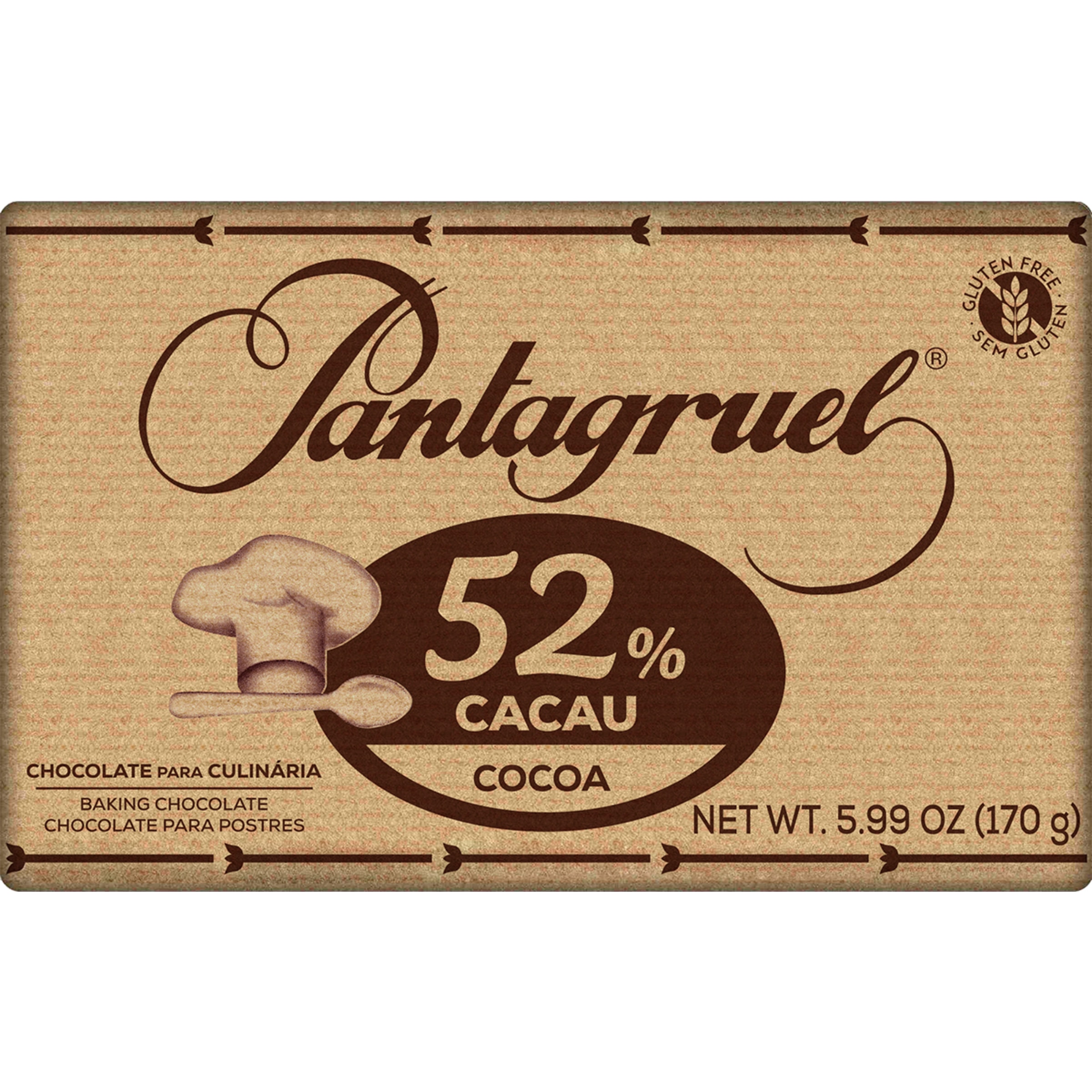 Chocolate de Culinária 52% Cacau embalagem 170 g