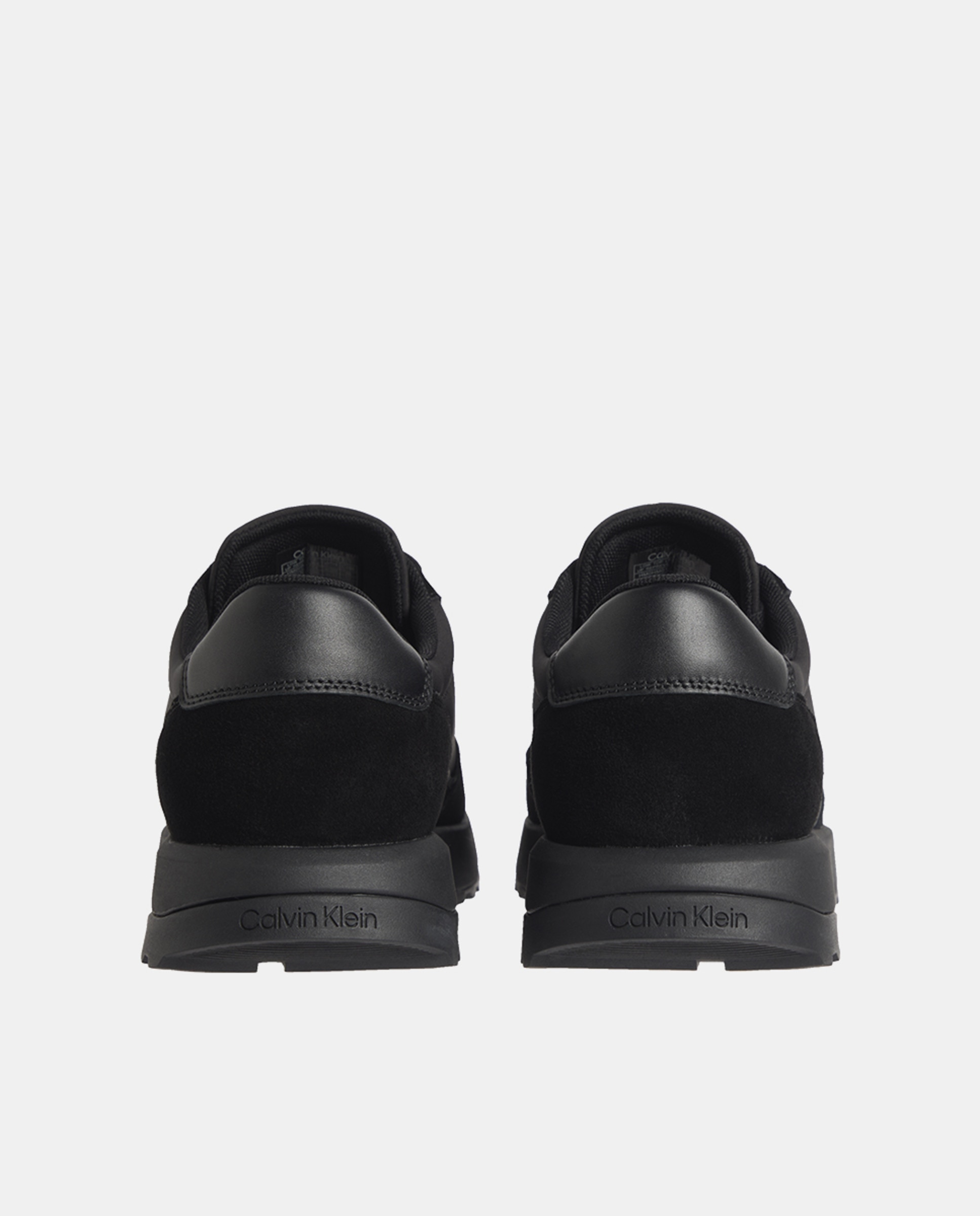 Sapatilhas Runner de Nylon com Croute Preto-4