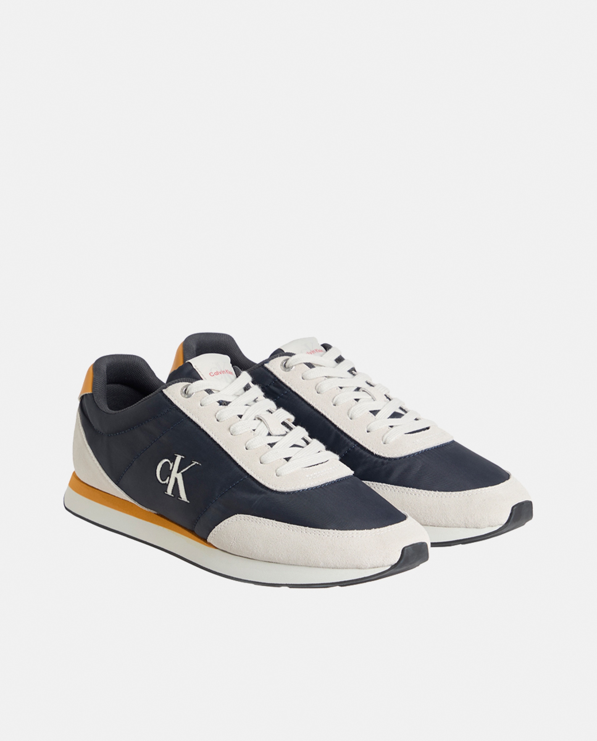 Sapatilhas Runner de Nylon e Croute Azul-marinho-2