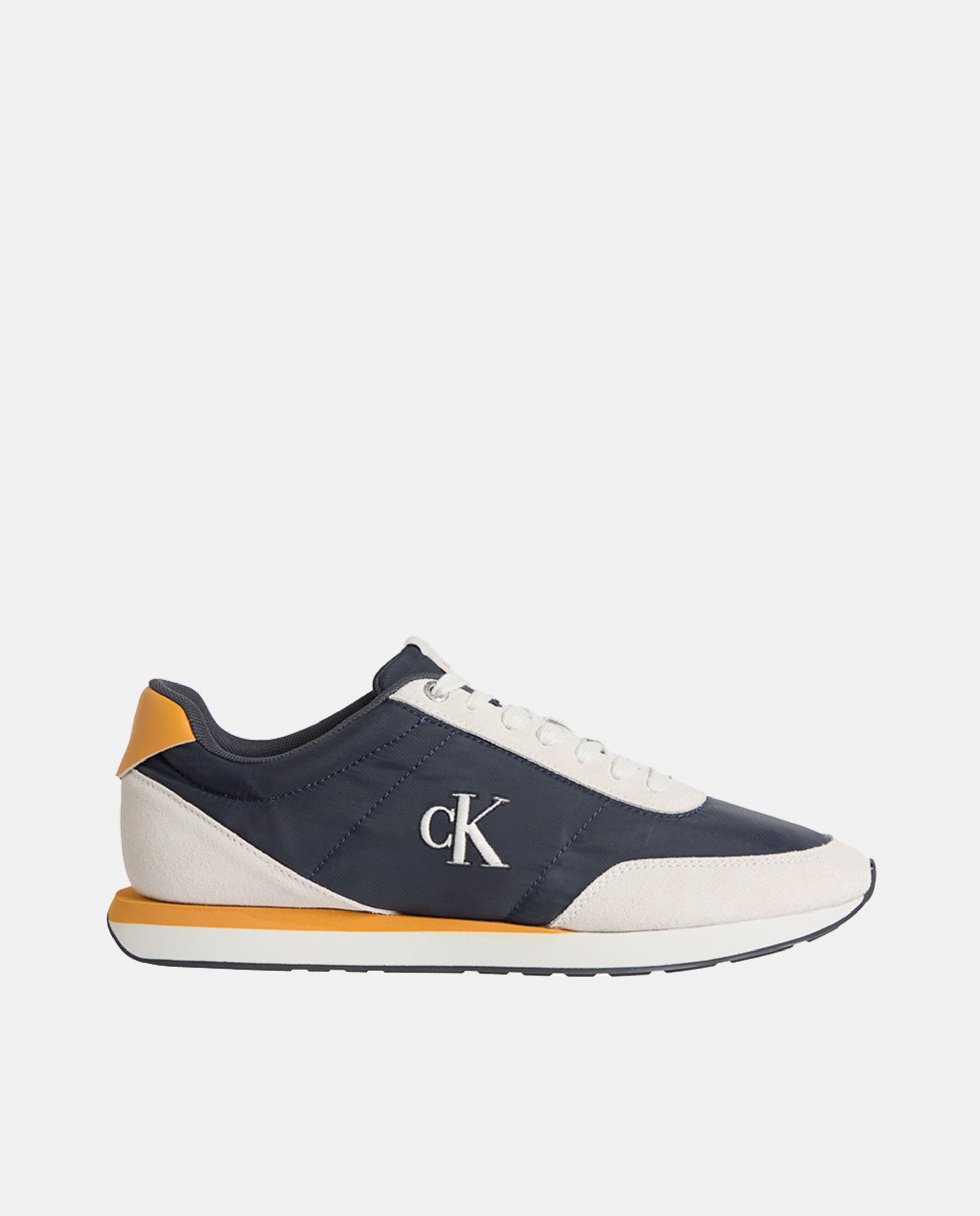 Sapatilhas Runner de Nylon e Croute Azul-marinho-1