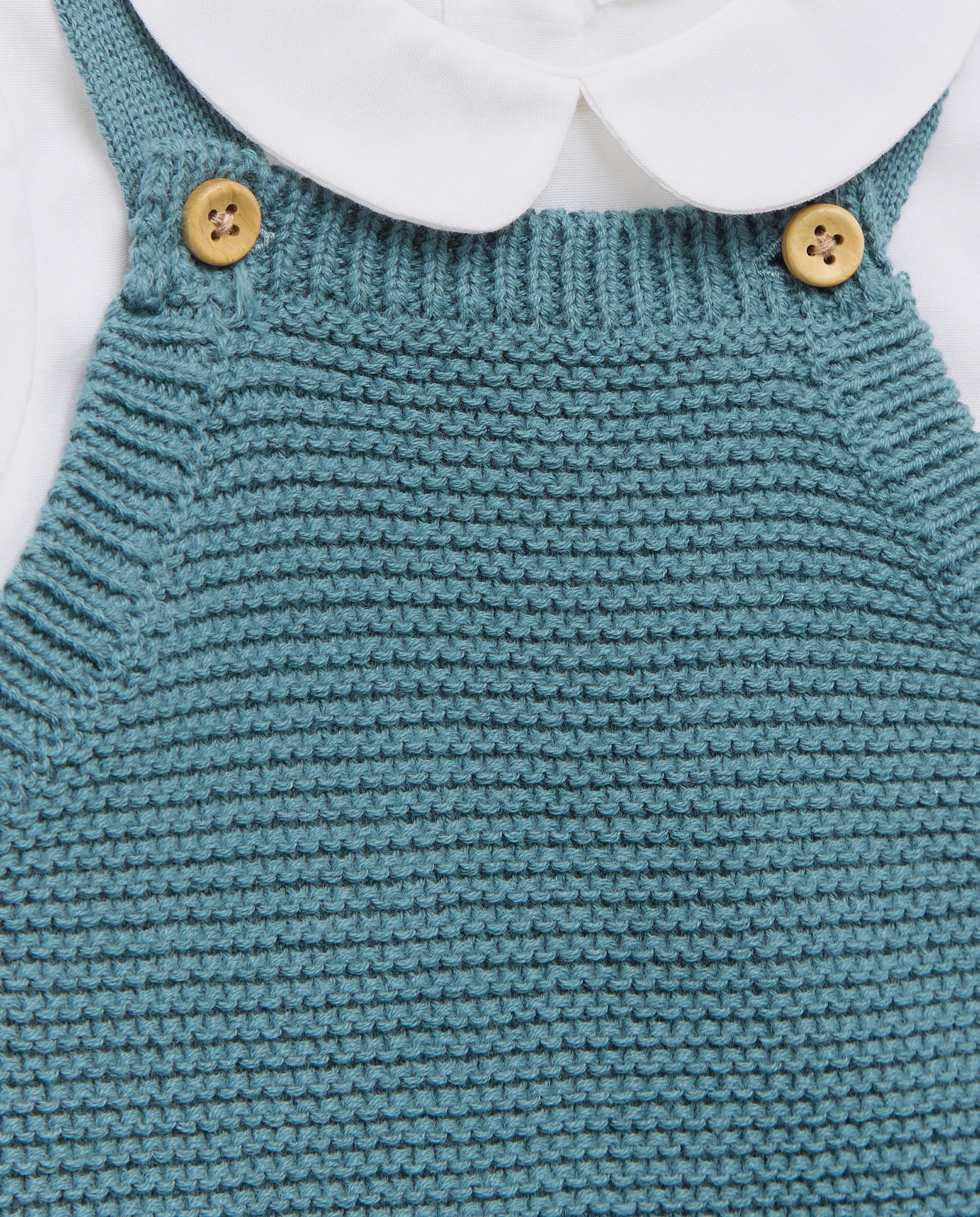 Conjunto 2 piezas de recién nacido tricot link Verde Pato-4