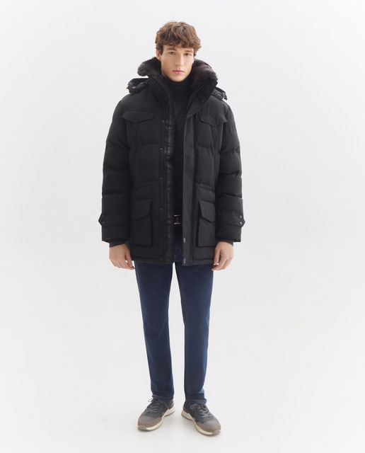 Imagem 0 de Parka Acolchoada com Capuz Desmontável