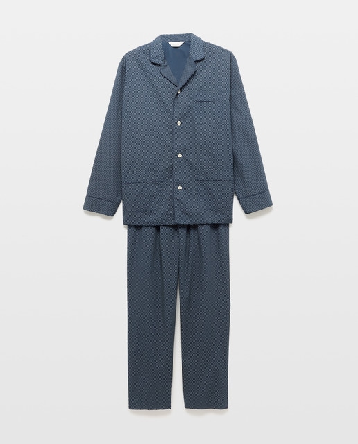 Imagen 0 de Pijama de popelin de hombre tejido estrellas