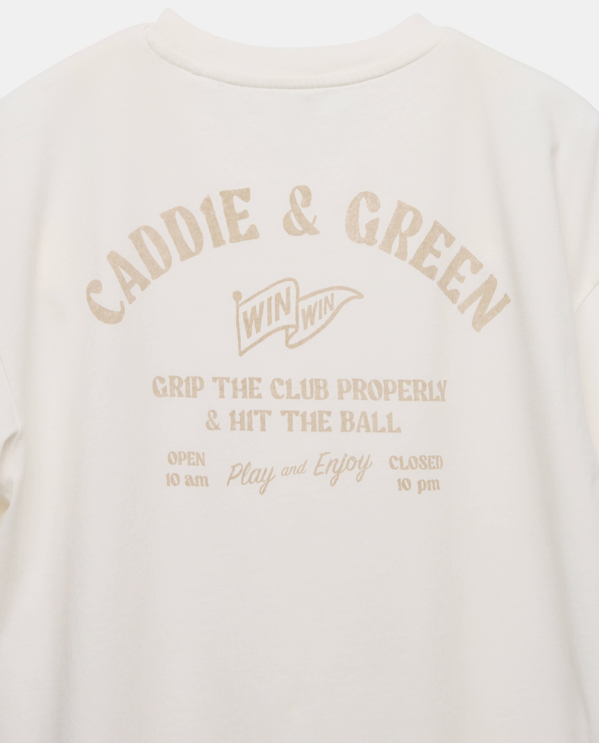 Camiseta de hombre manga corta CADDIE & GREEN 120 Crudo-5
