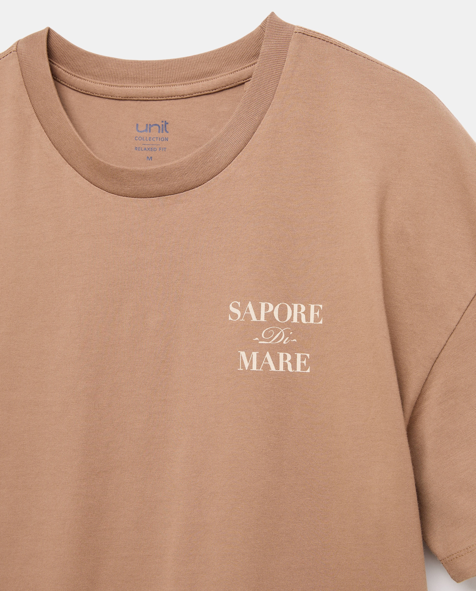 Camiseta de hombre manga corta SAPORE Di MARE Tostado-6