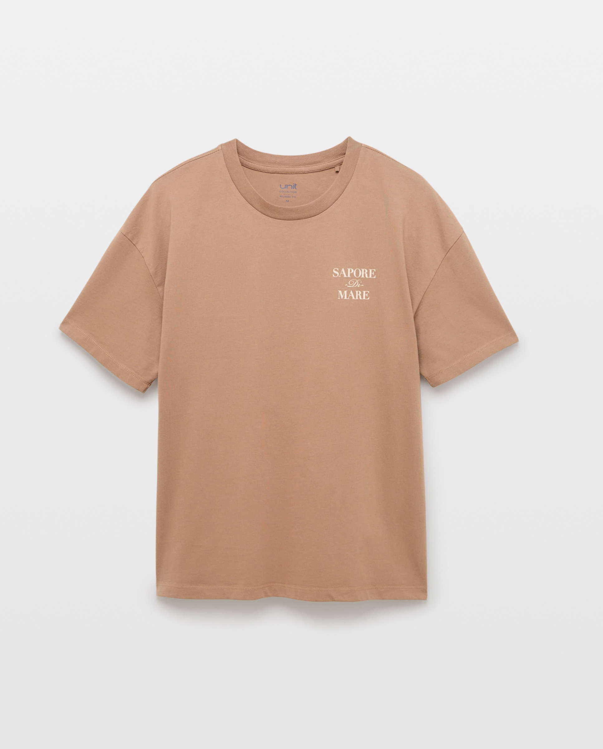 Camiseta de hombre manga corta SAPORE Di MARE Tostado-5