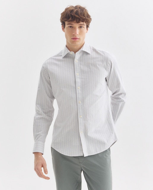 Imagen 0 de Camisa sport hombre oxford rayas