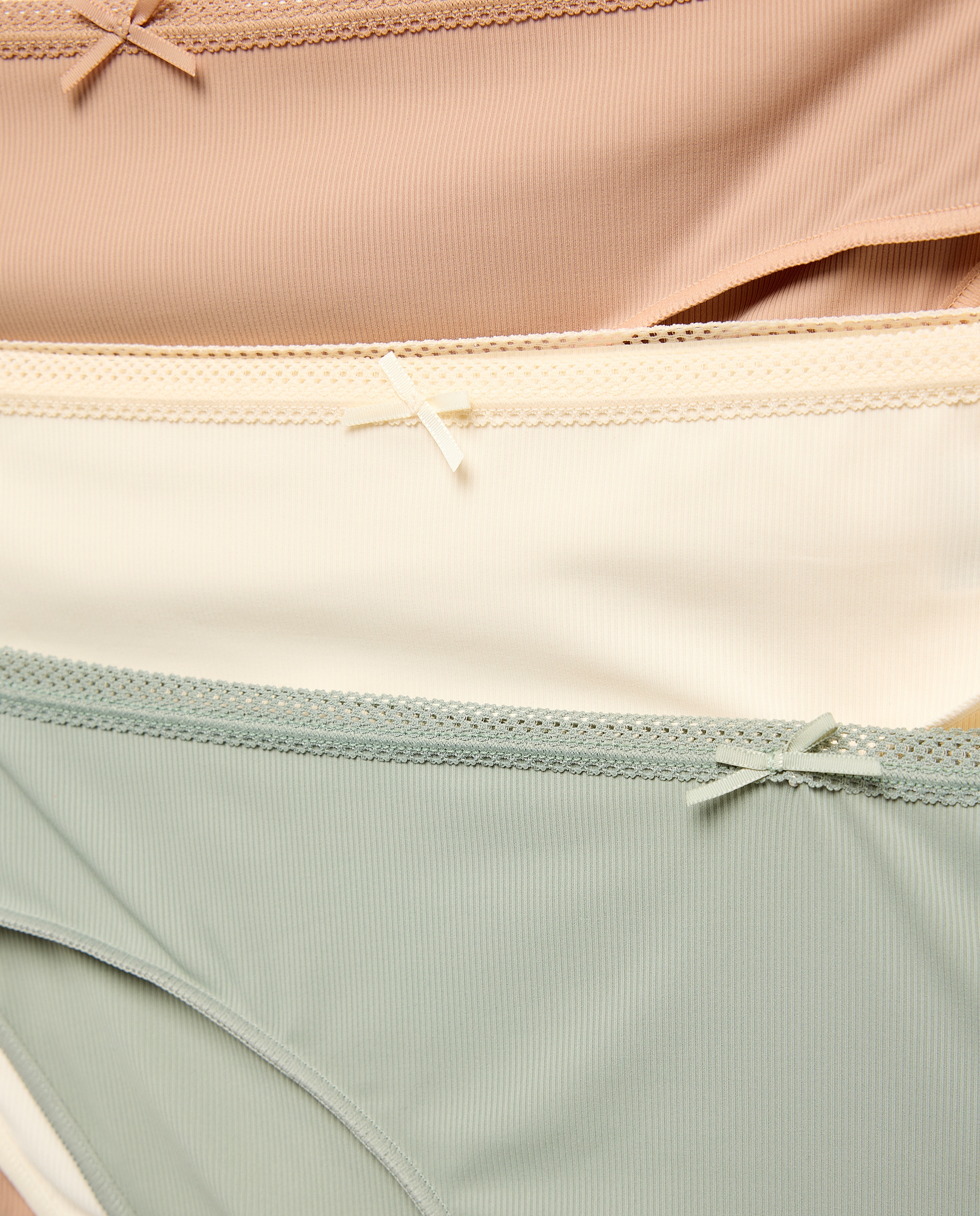 Pack de 3 Cuecas de Microfibra com Textura 530 Verde Escuro-5