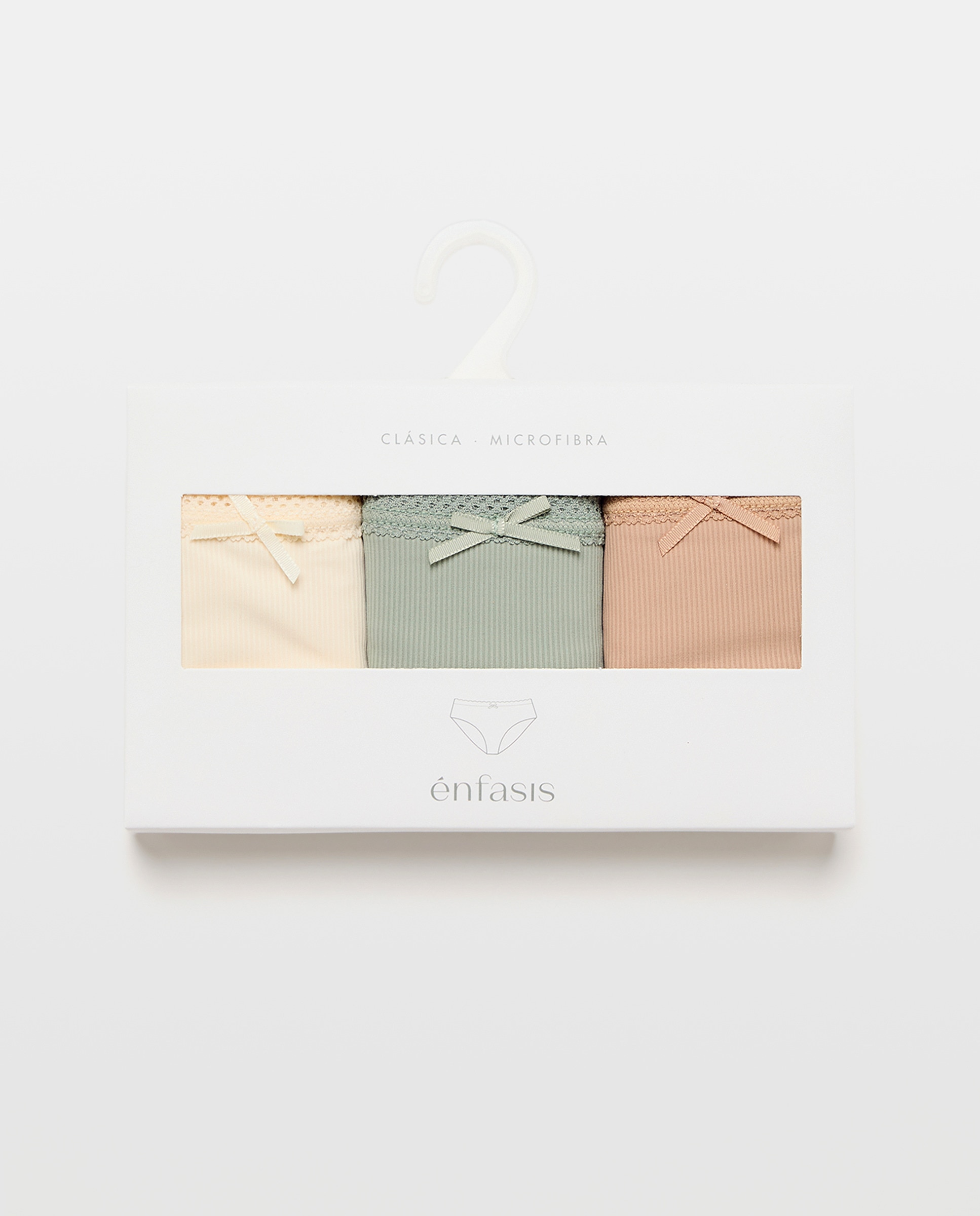 Pack de 3 Cuecas de Microfibra com Textura 530 Verde Escuro-6