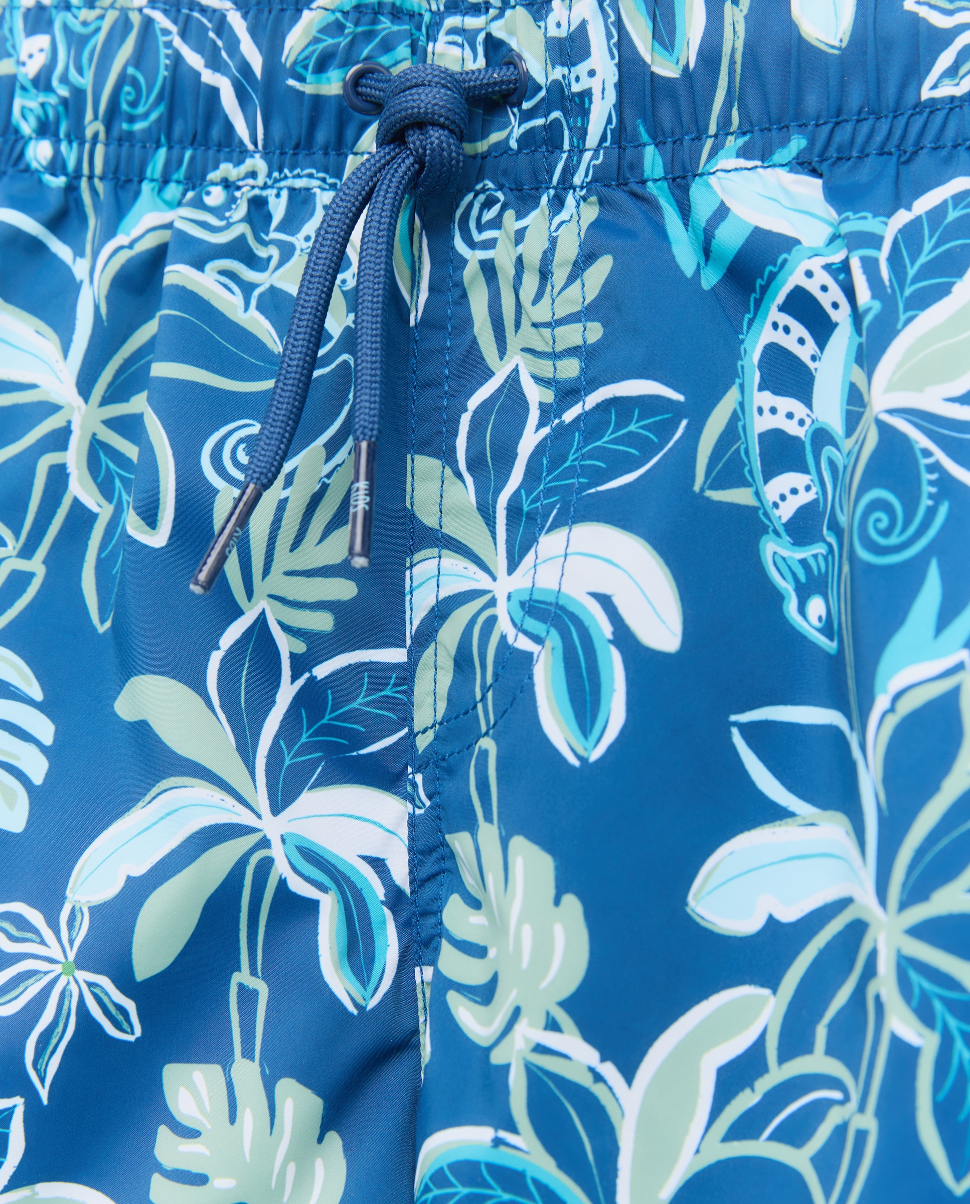 Calções de Banho com Estampados de Desenhos Azul-marinho-6