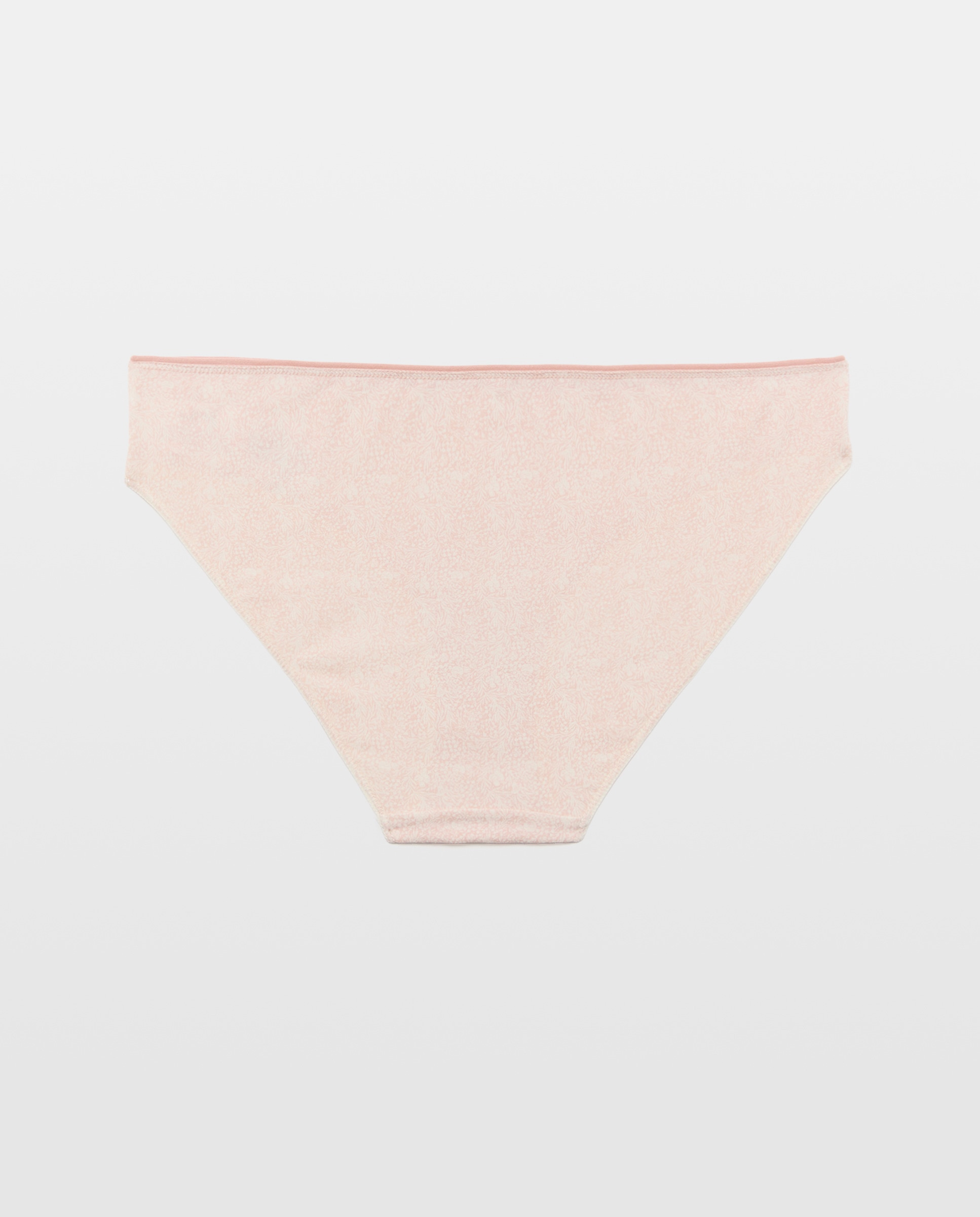 Pack 5 bragas de mujer algodón estampadas 220 Rosa palo-5