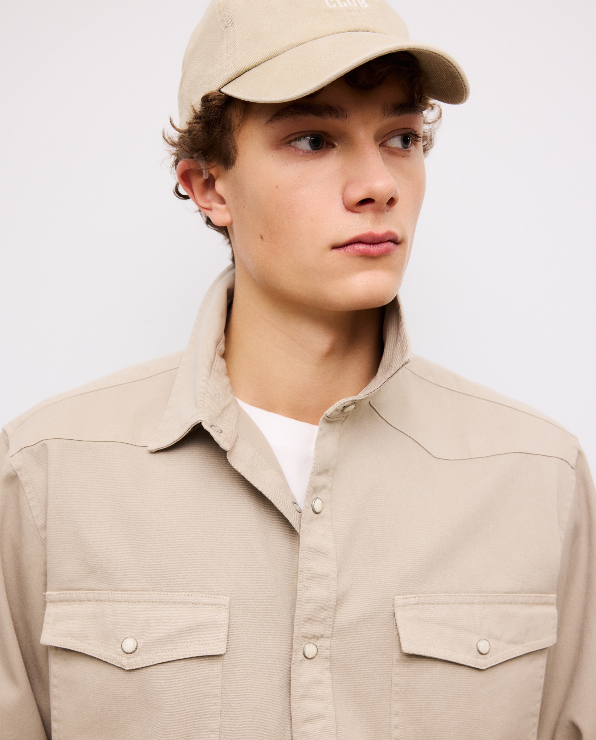 Camisa de Ganga 520 Caqui-3