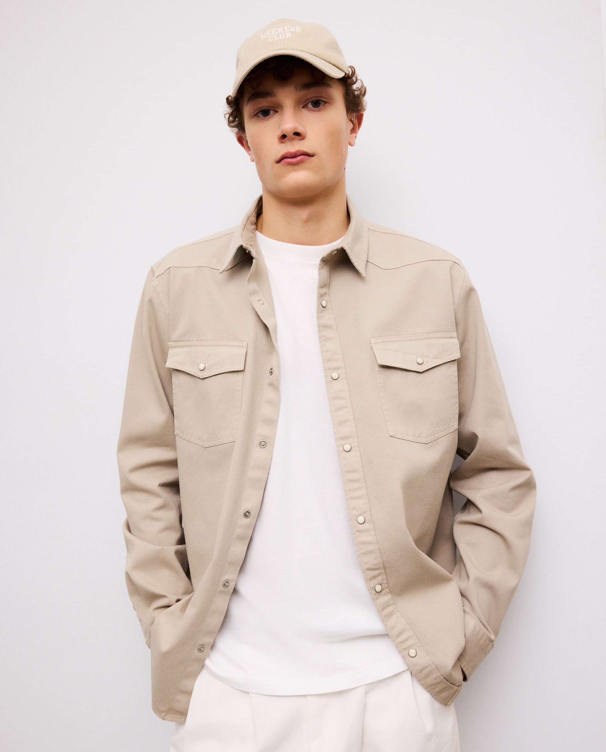 Camisa de Ganga 520 Caqui-1