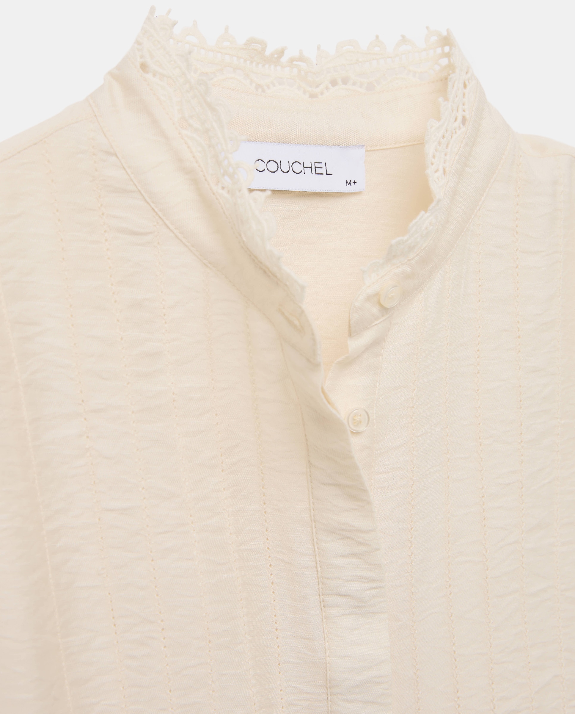 Blusa Lisa de Manga Comprida 120 Cru-5