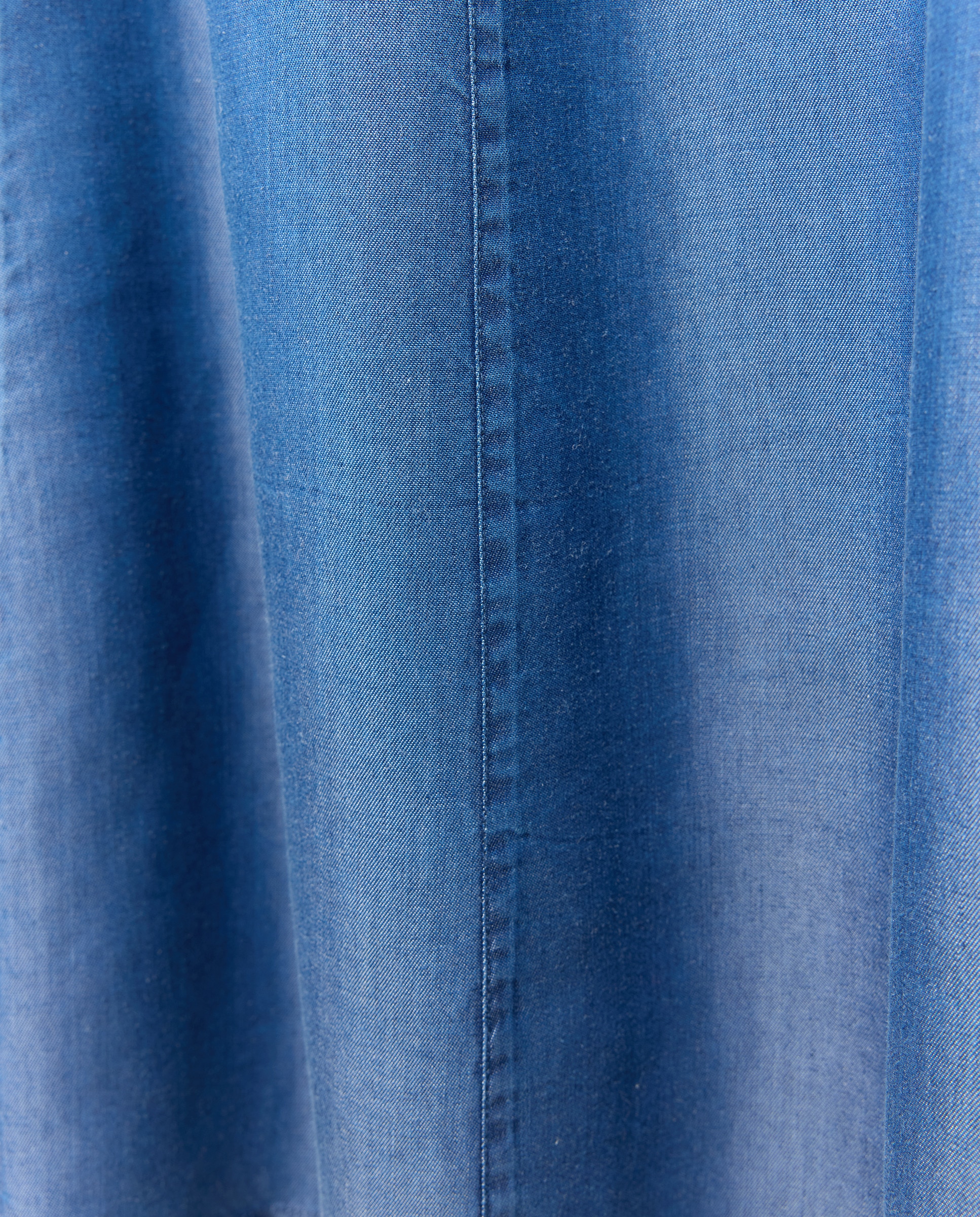Saia Midi Fluida de Lyocell 400 Azul-5