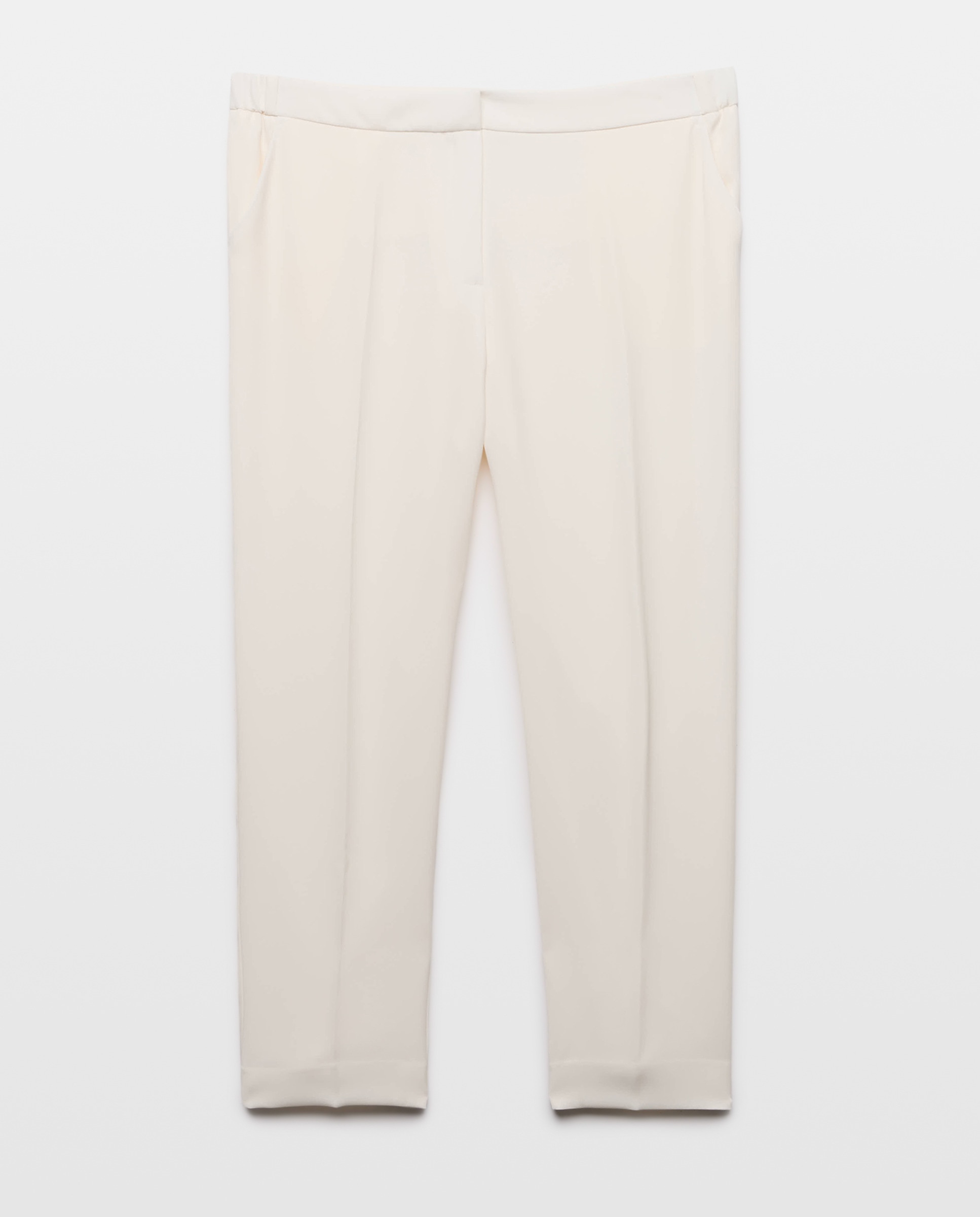 Calças Formais Lisas 120 Cru-4