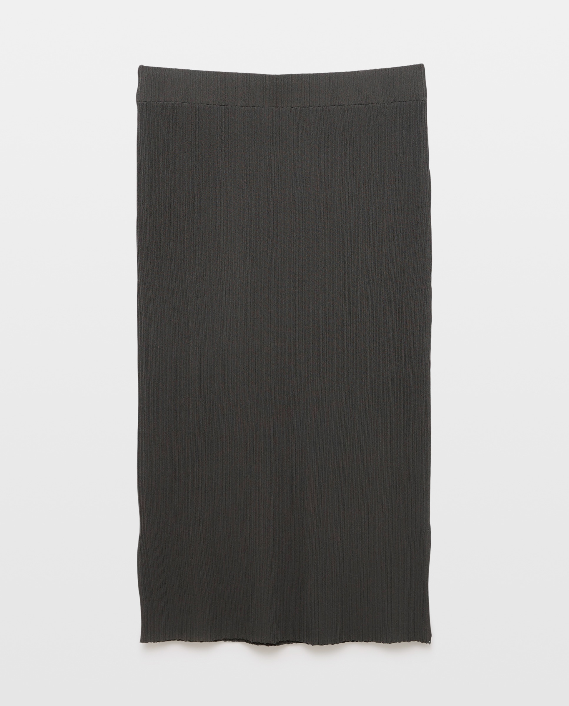 Saia midi de malha 530 Verde Escuro-5