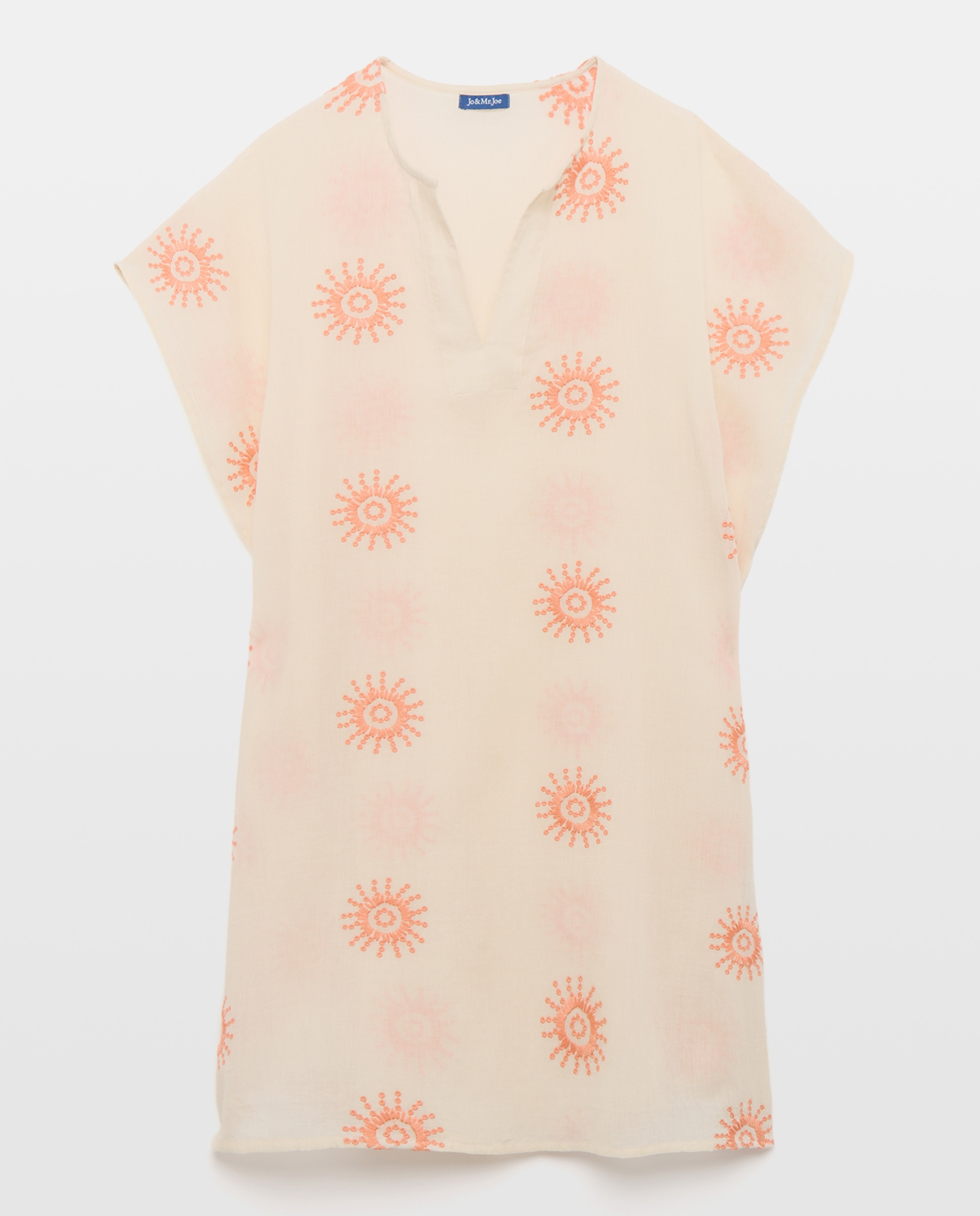 Cafetã de senhora 630 Coral-1