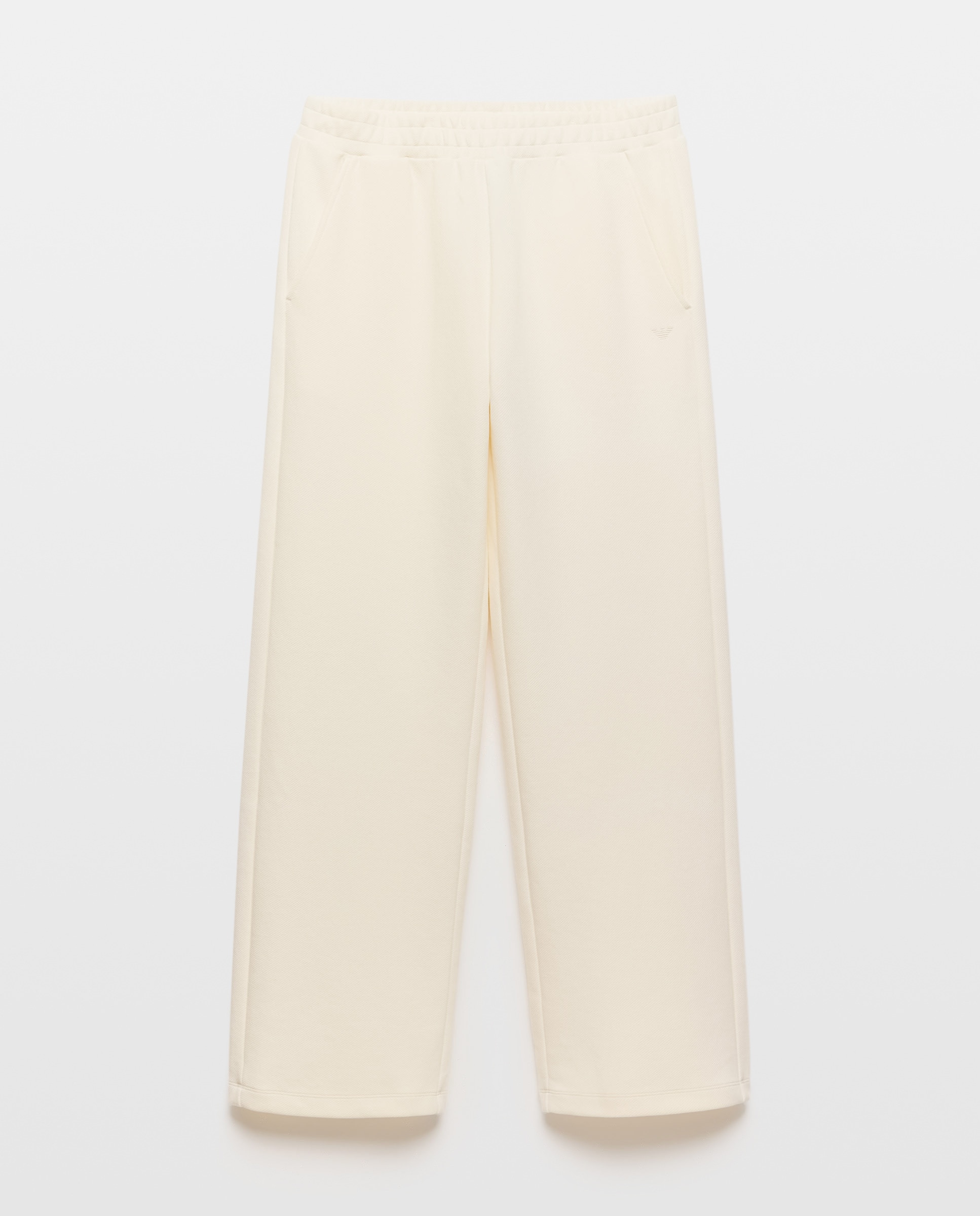 Calças Homewear Largas Branco-4