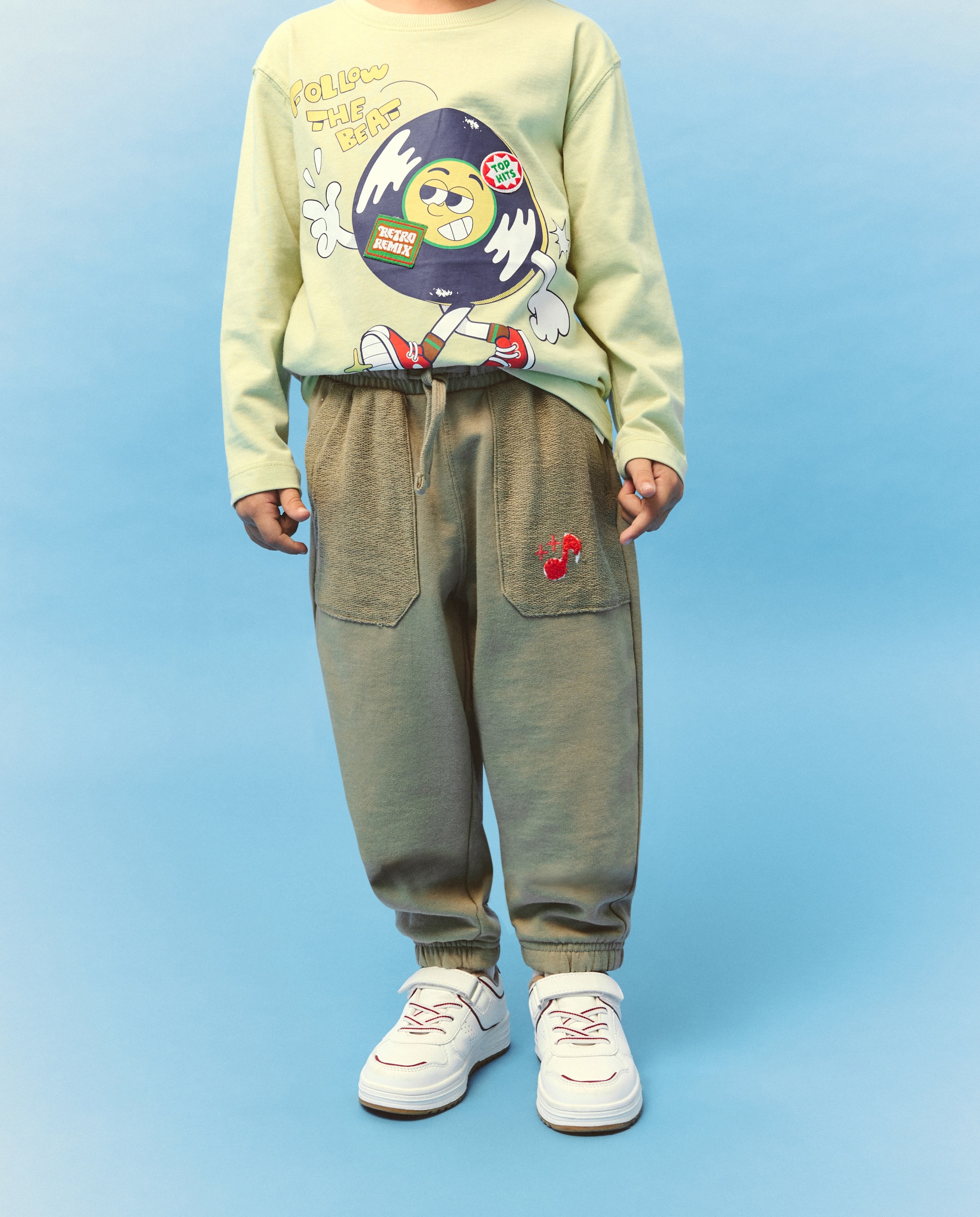 Joggers de Felpa Kids El Corte Inglés Verde-2