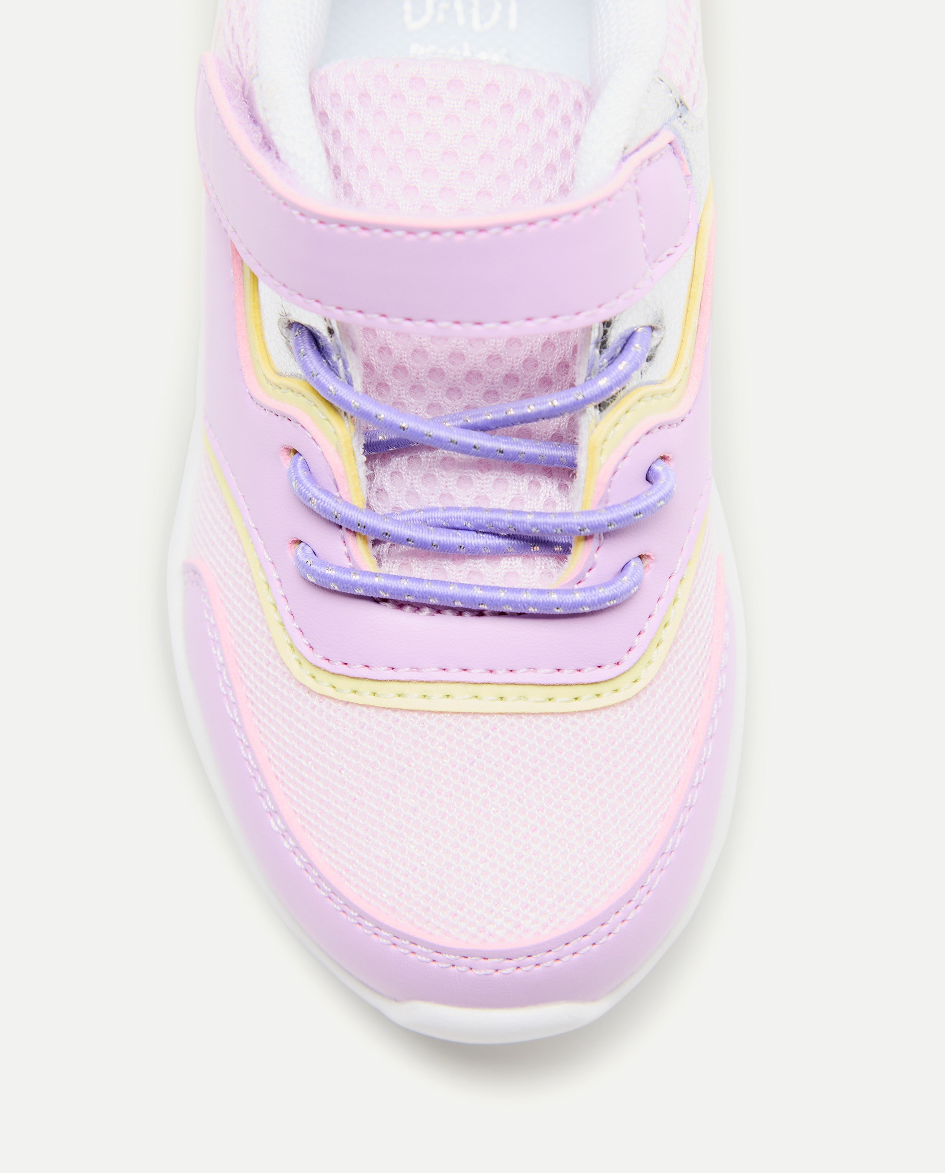 Sapatilhas de Luzes Arco-íris de Bebé com Biqueira Redonda 200 Rosa-5