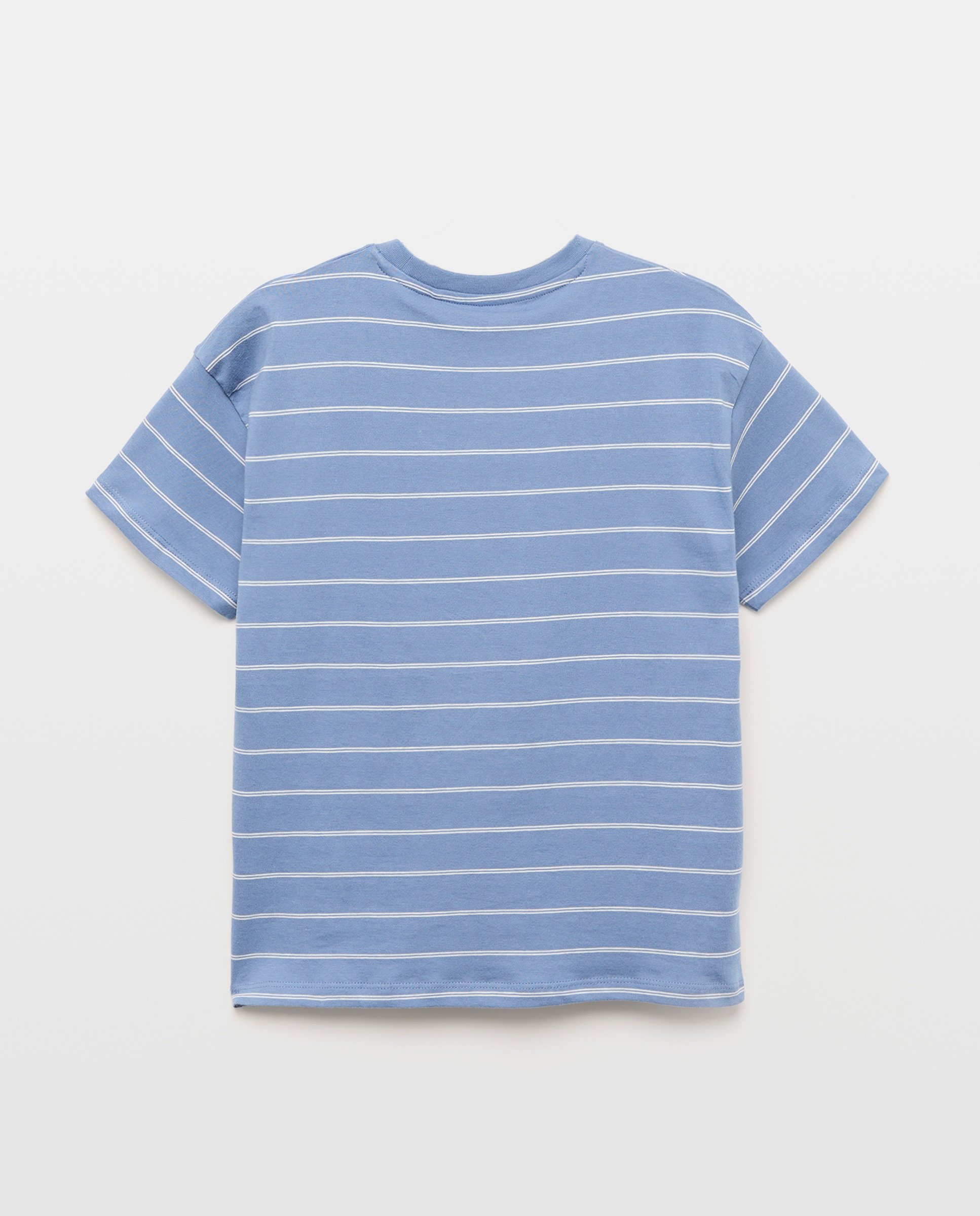 Camiseta de niño estampada manga corta 430 Azul oscuro-2