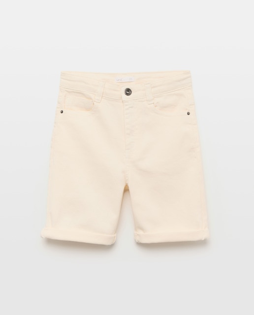 Imagen 0 de Bermuda de niño denim color 5 bolsillos efecto lava