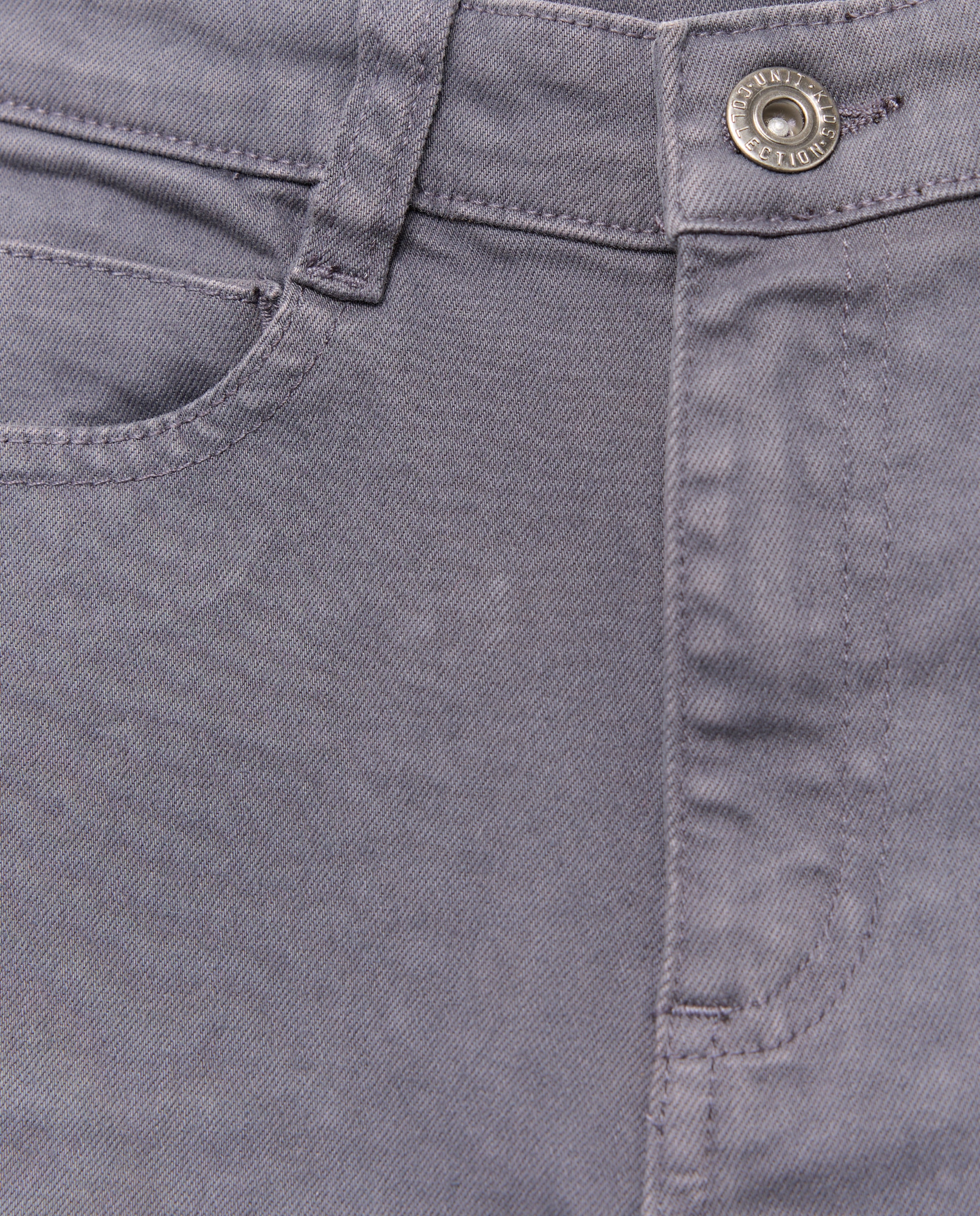 Bermuda de niño denim color 5 bolsillos efecto lava Azul marino-3