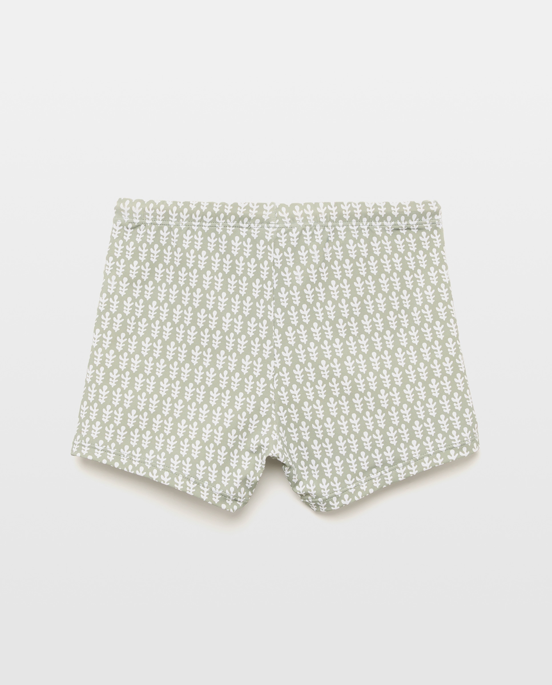 Bañador boxer infantil sello 520 Kaki-2