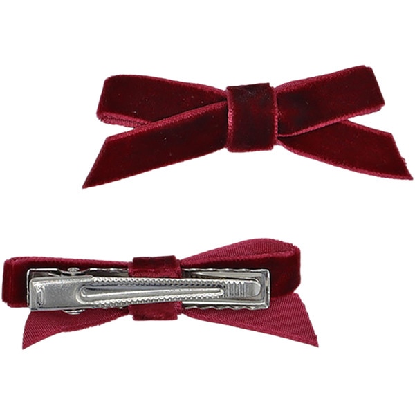 Haarklammer mit Samtschleife 1 Einheit verschiedene Modelle je nach Verfügbarkeit