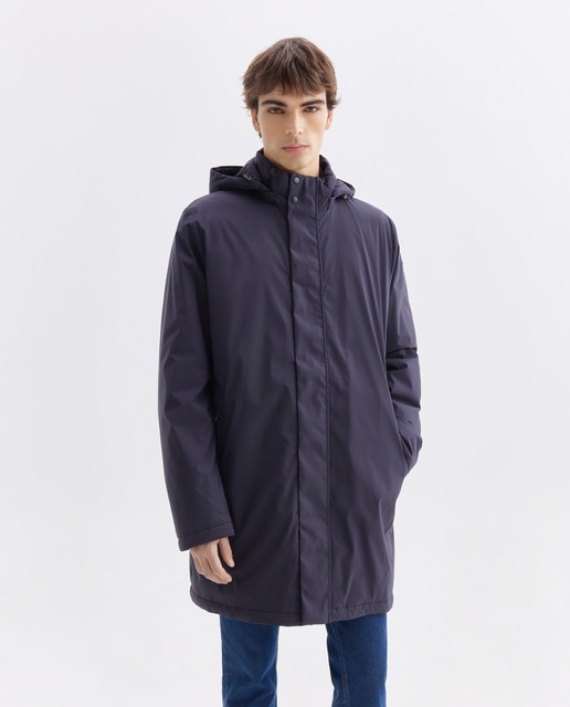 Imagem 0 de Blusão Acolchoado Comprido Tamanhos Grandes Resistente à Água